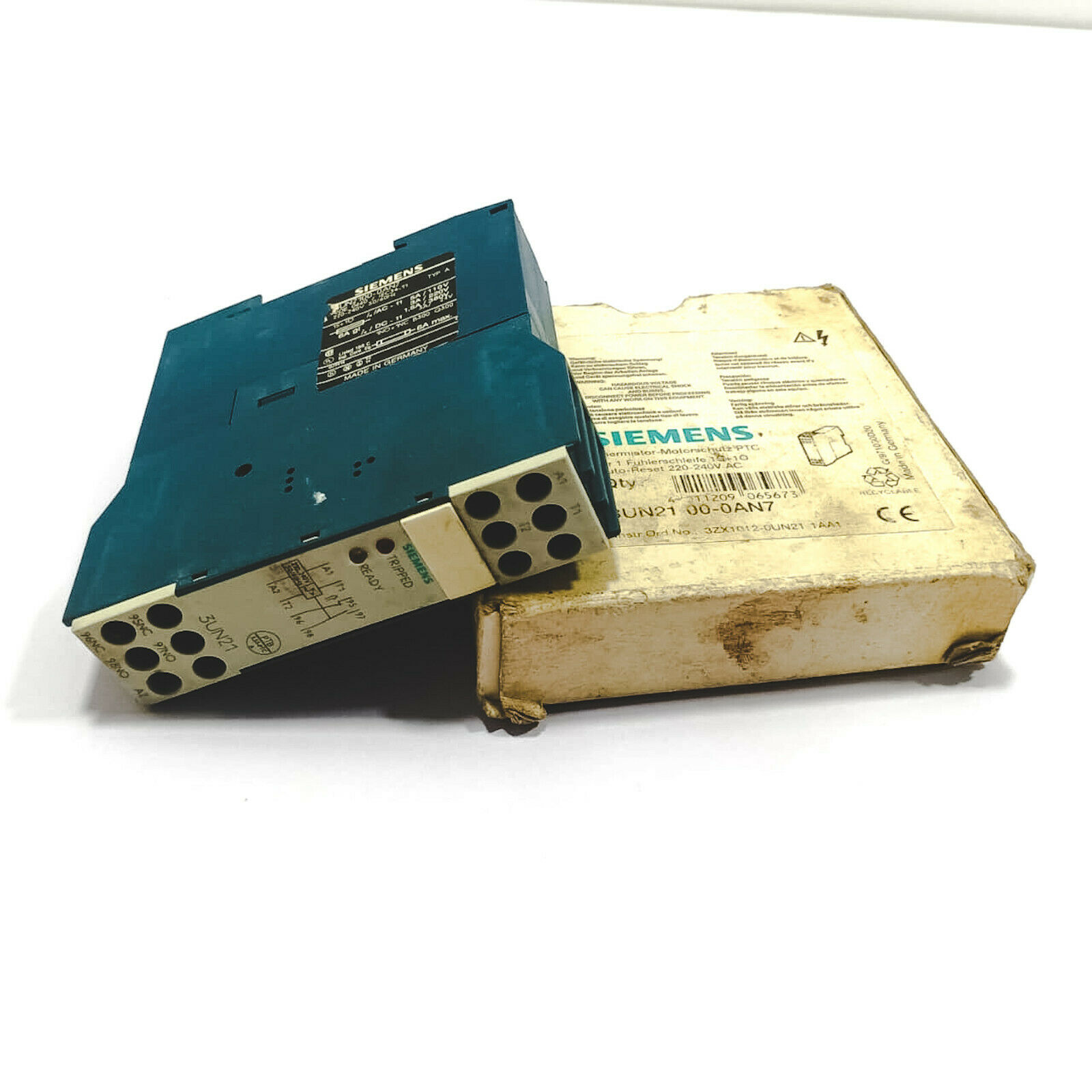 SIEMENS 3UN2100-0AN7 PTC THERMISTOR TRIPPING UNIT