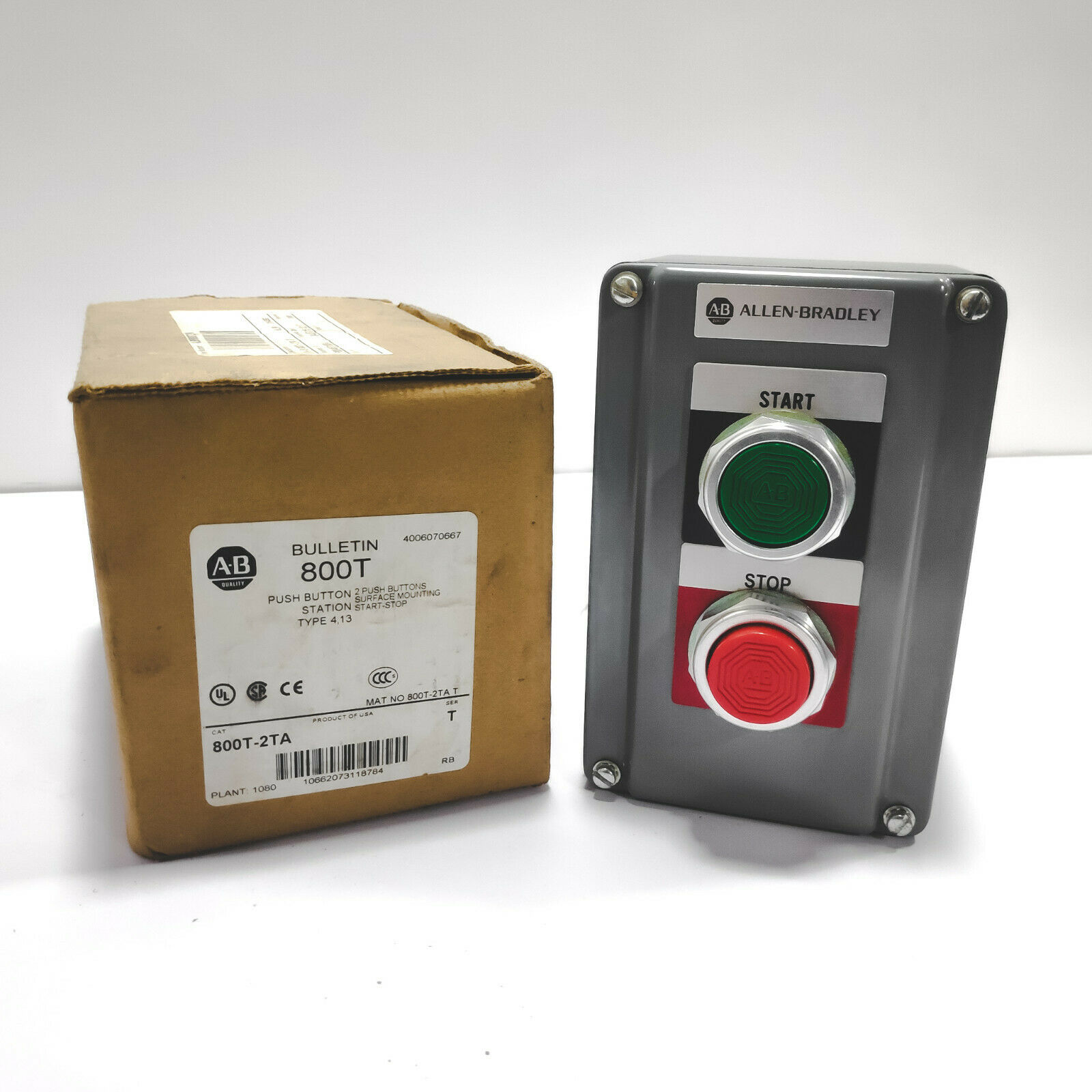 ALLEN BRADLEY 800T-2TA - PUSH BUTTON STATION