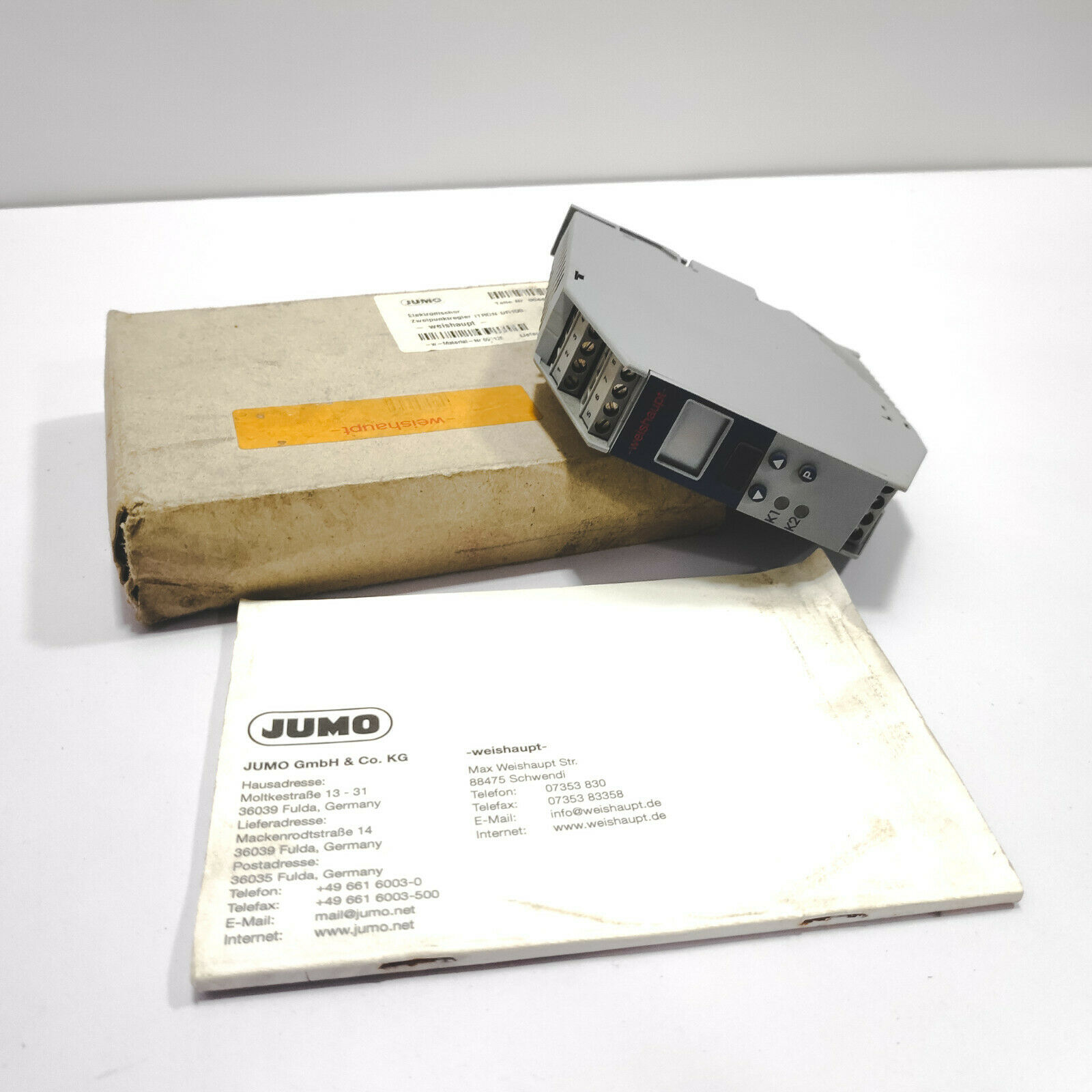 JUMO 702060/299-999-000-23 ITRON-DR-100 MICROPROCESSOR COMPACT CONTROLLER