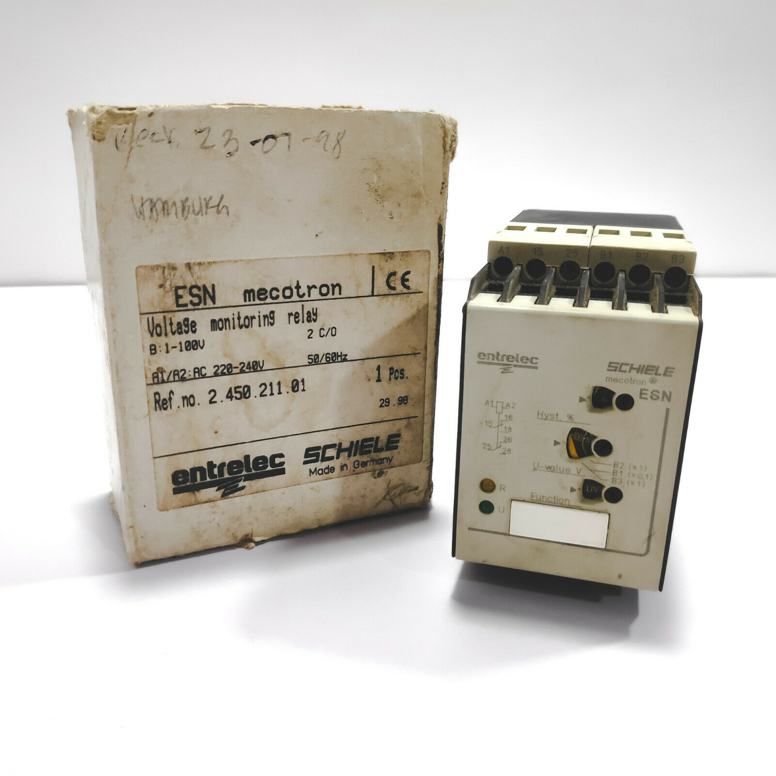 Schiele 2.450.211.01 CURRENT MONITORING RELAY