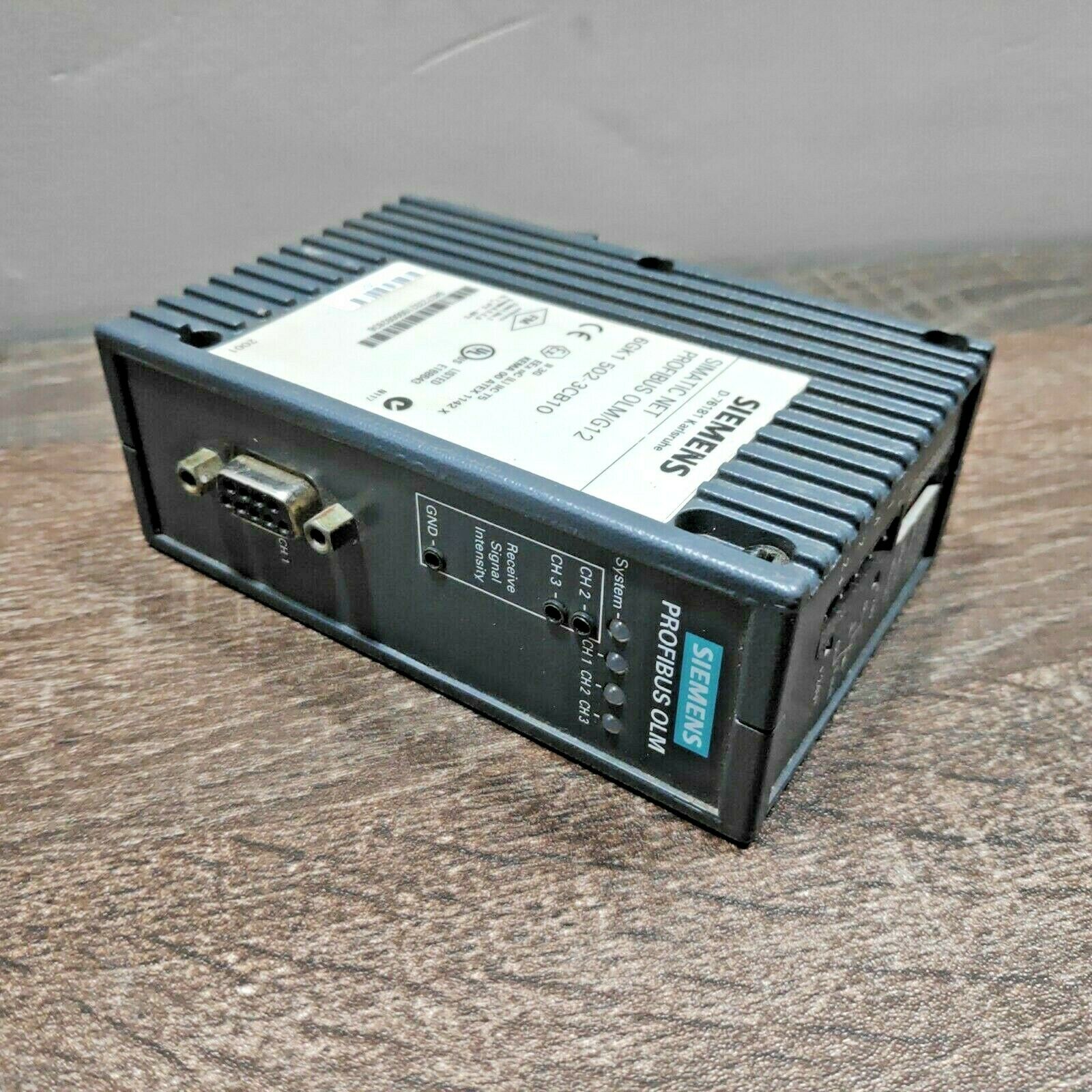 SIEMENS 6GK1502-3CB10 SIMATIC NET PROFIBUS OLM/G12 OPTICAL LINK MODULE
