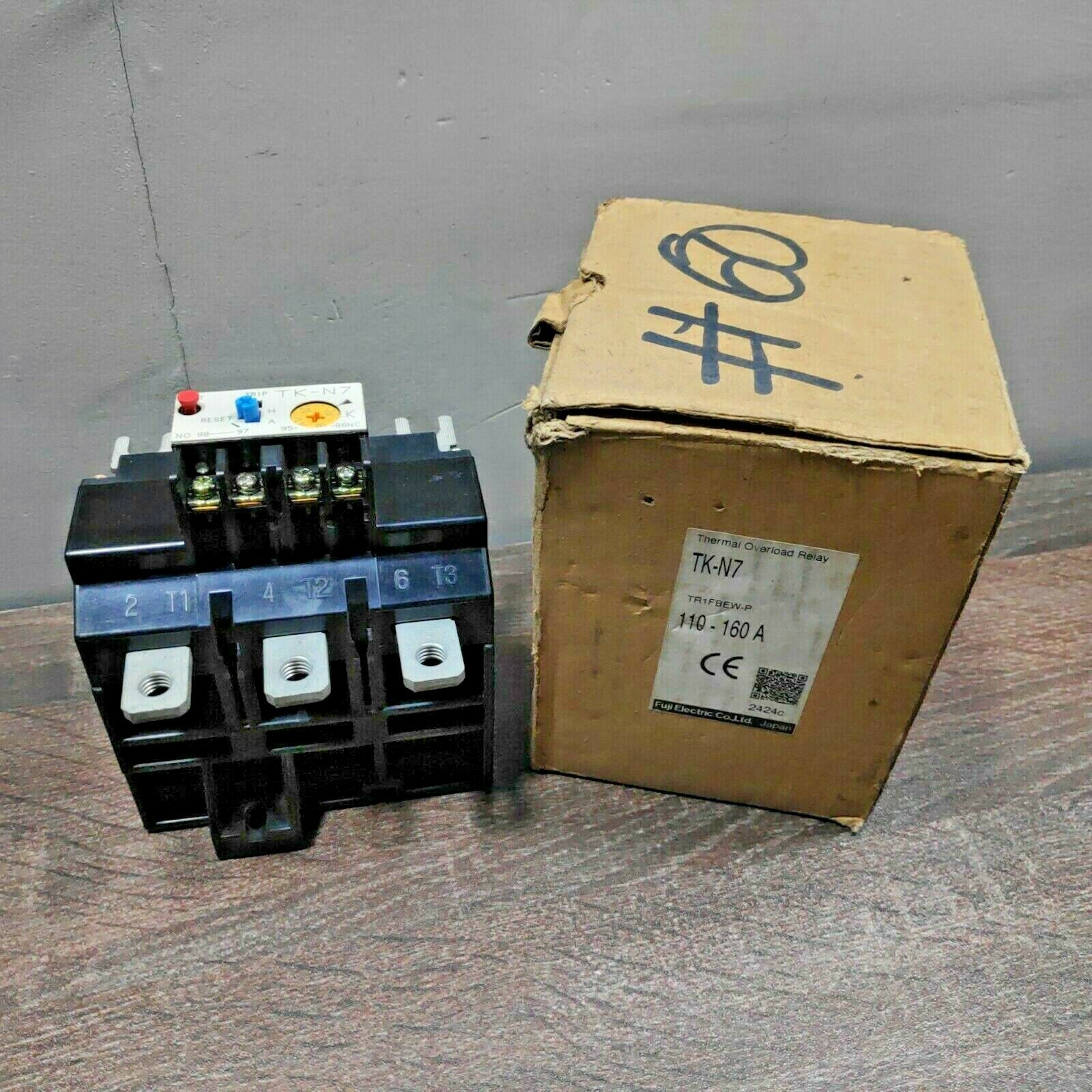 FUJI ELECTRIC TR1FBEW-P TK-N7 110-160A THERMAL OVERLOAD RELAY