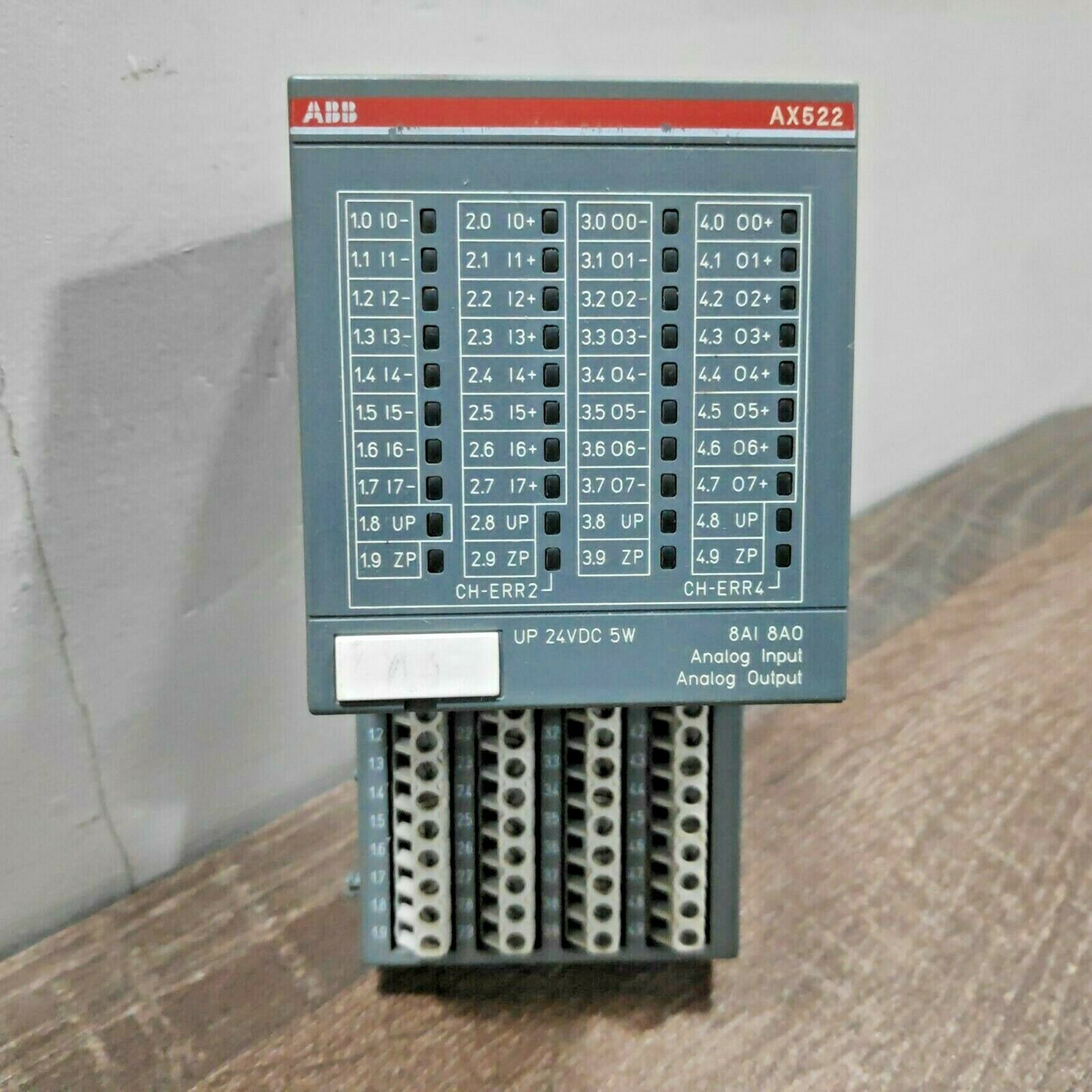 ABB 1SAP250000R0001 AX522 I/O MODULE WITH 1SAP212200R0001 TU515 I/O TERMINAL UNIT