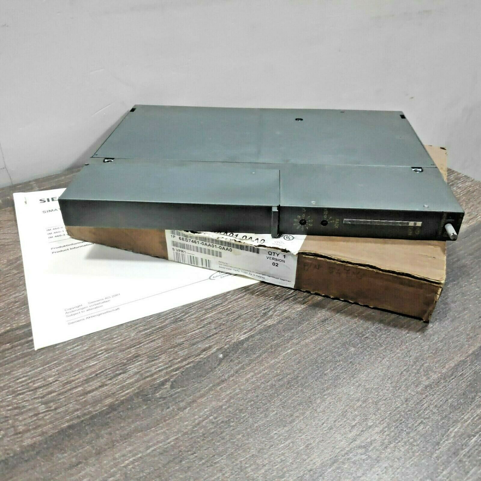 SIEMENS 6ES7461-0AA01-0AA0 SIMATIC S7-400 IM 461-0 INTERFACE MODULE