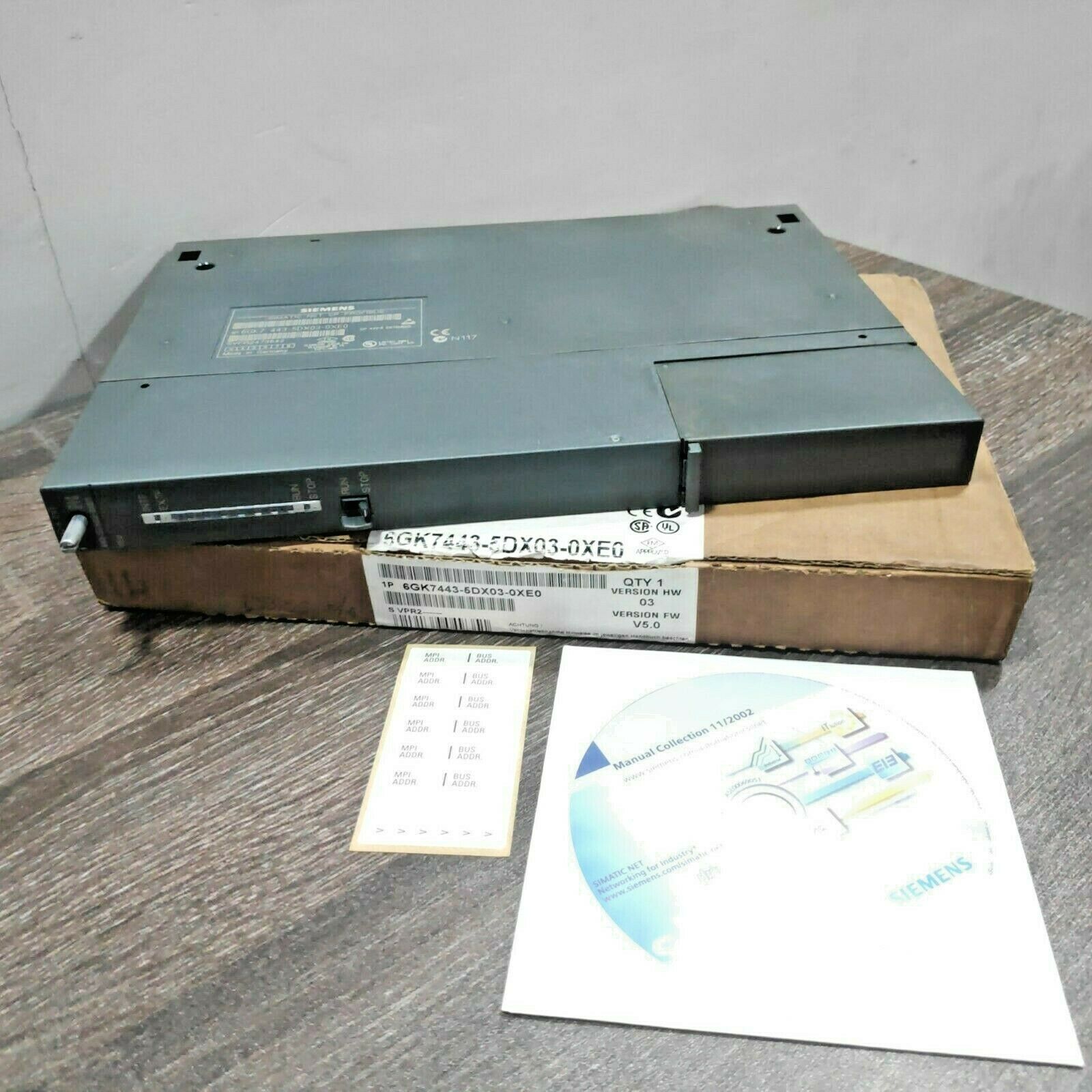 SIEMENS 6GK7443-5DX03-0XE0 SIMATIC NET CP 443-5 EXTENDED PROFIBUS COMMUNICATION MODULE