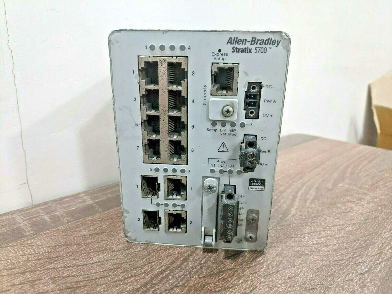 ALLEN BRADLEY 1783-BMS10CGN SER.A STRATIX 5700 ETHERNET MANAGED SWITCH