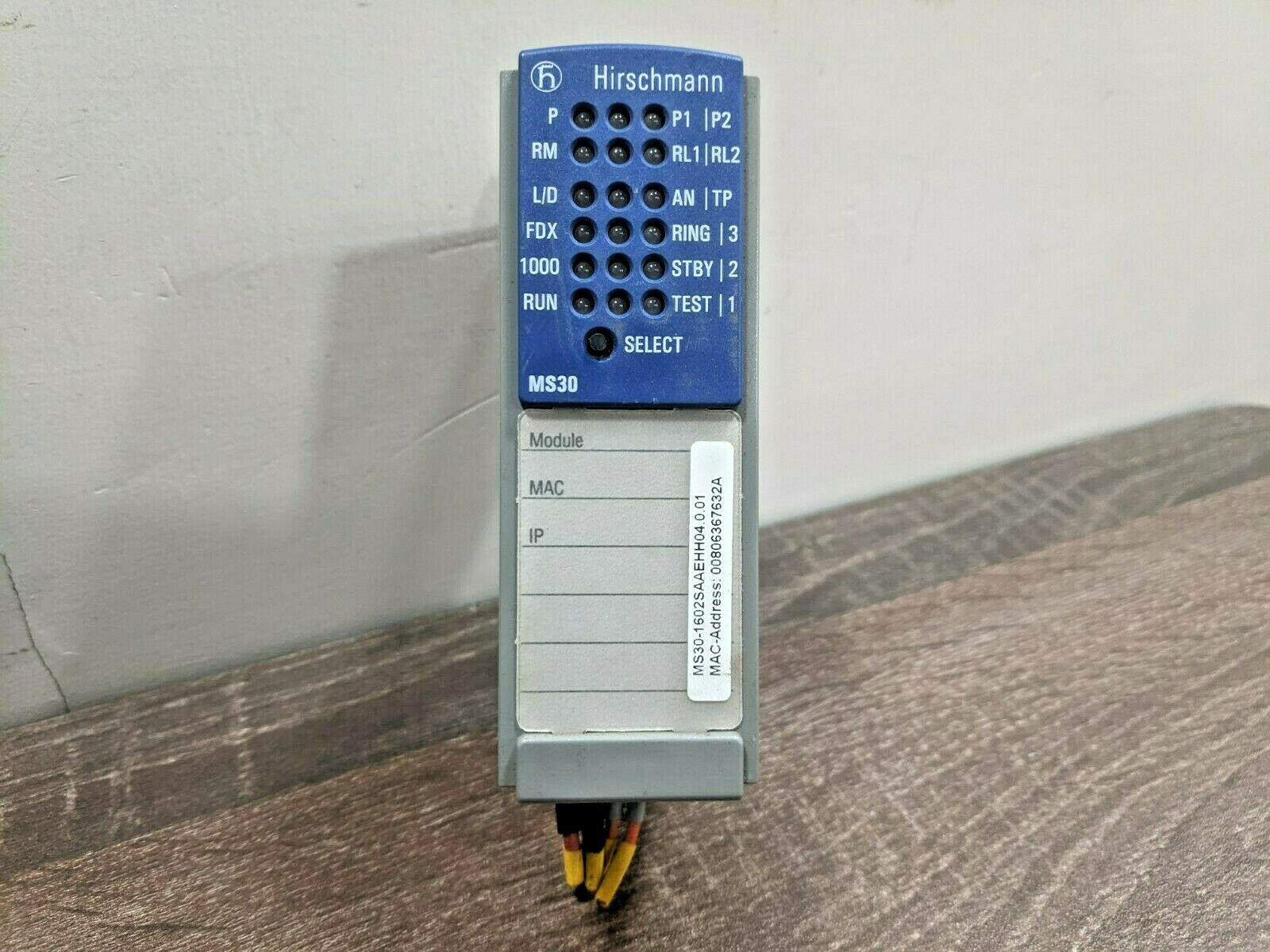 HIRSCHMANN MS30-1602SAAEHH04.0.01 MS30 MICE SWITCHING MODULE