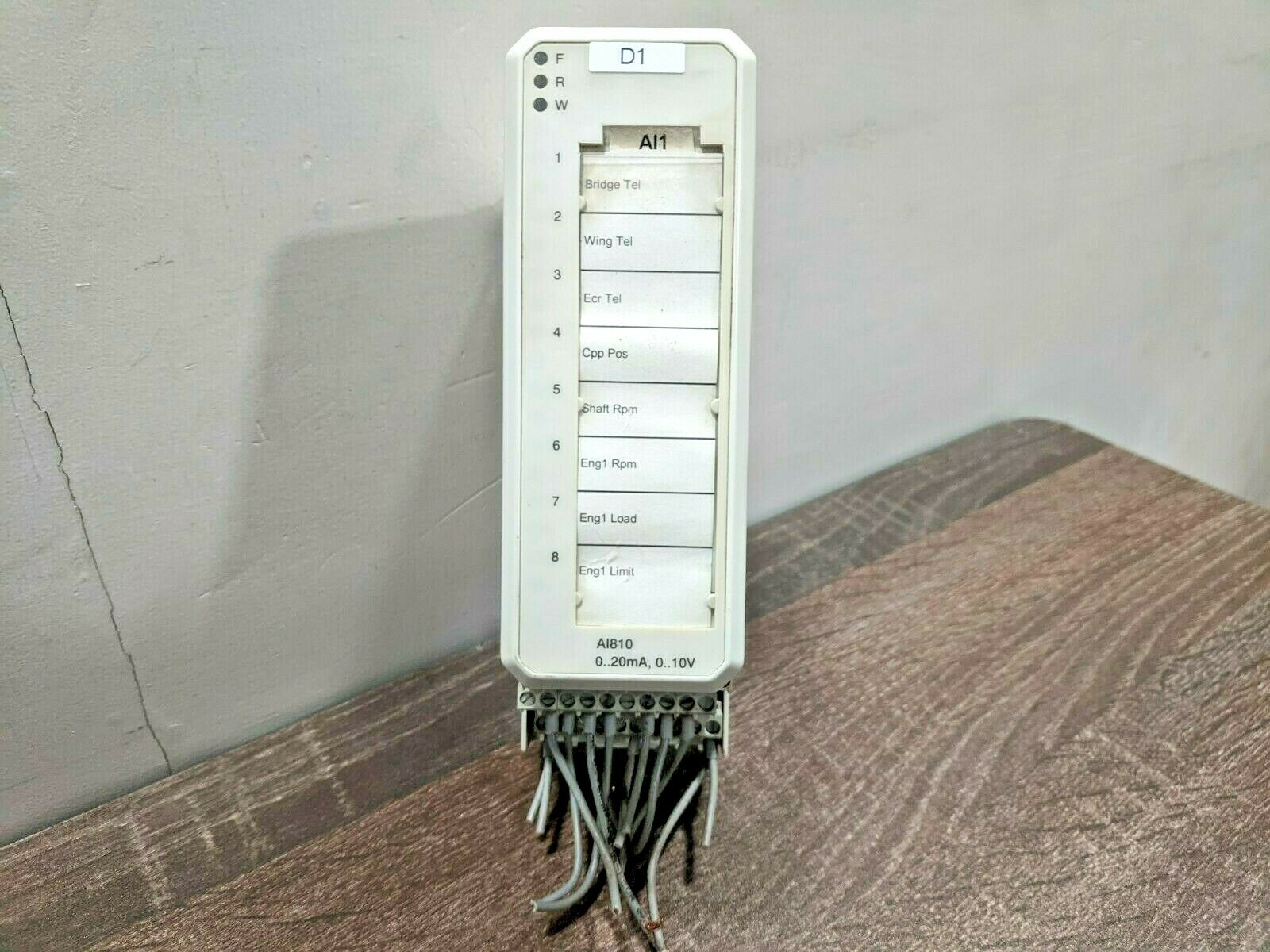 ABB 3BSE008516R1 AI810 INPUT MODULE WITH 3BSE013230R1 TU810V1 TERMINATION