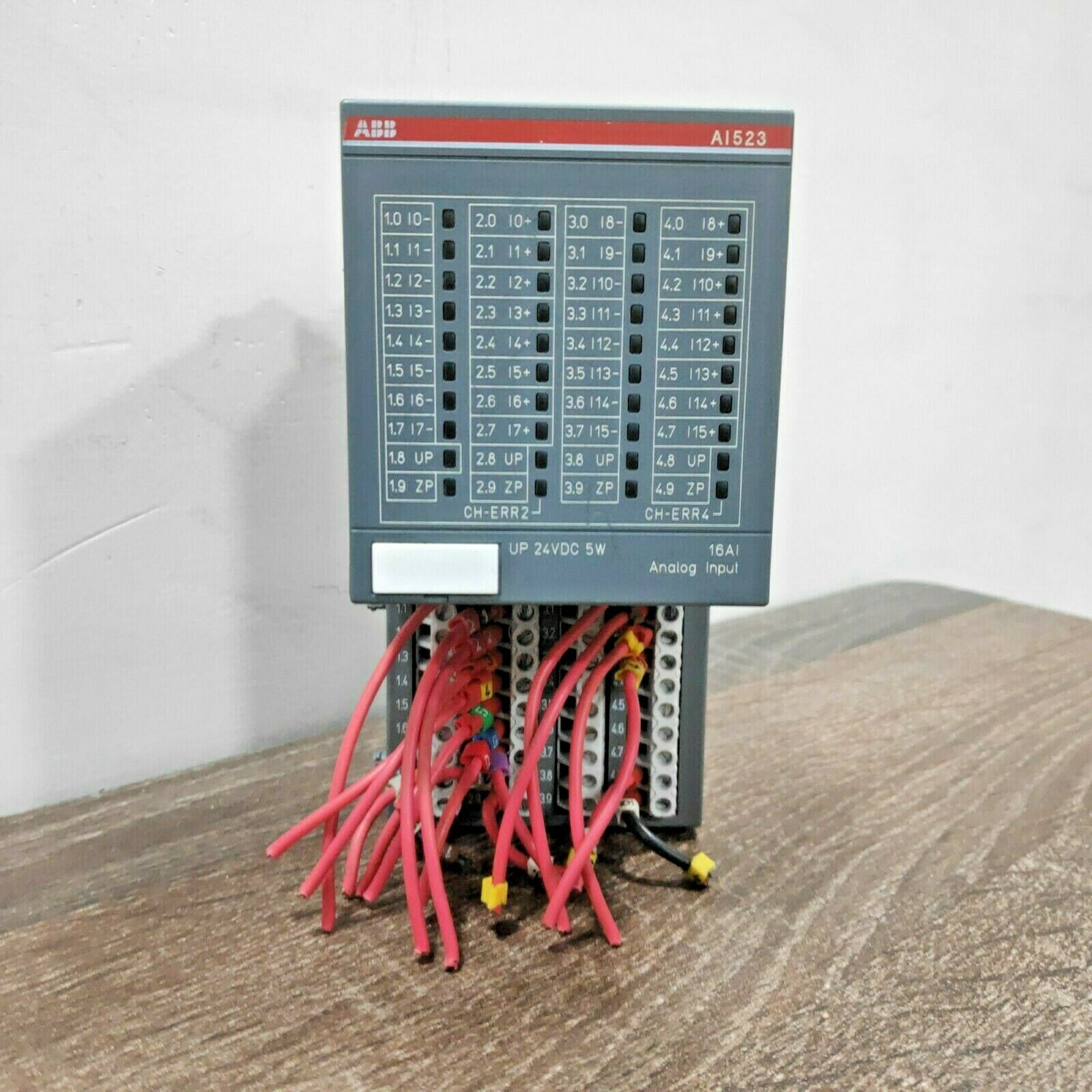 ABB 1SAP250300R0001 AI523 ANALOG INPUT MODULE WITH 1SAP212200R0001 TU515 TERMINAL UNIT