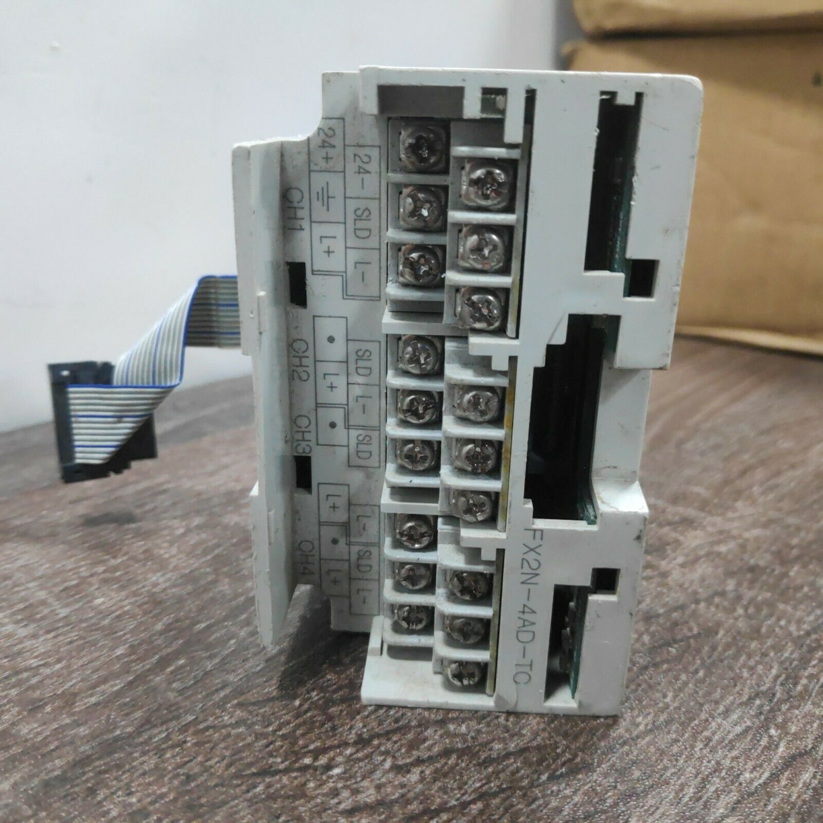 MITSUBISHI FX2N-4AD-TC 4 CHANNEL I/O MODULE