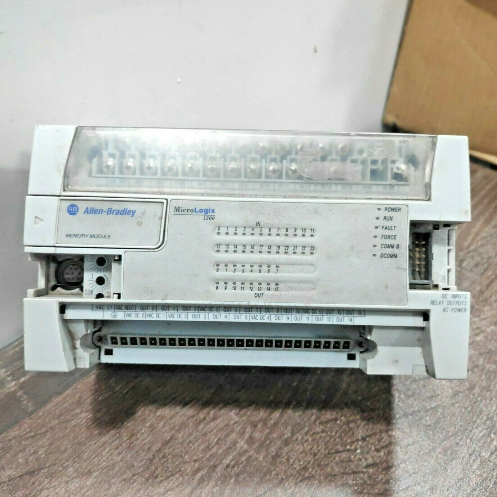 ALLEN BRADLEY 1762-L40BWAR SER.C REV.H MICROLOGIX 1200 PLC CONTROLLER