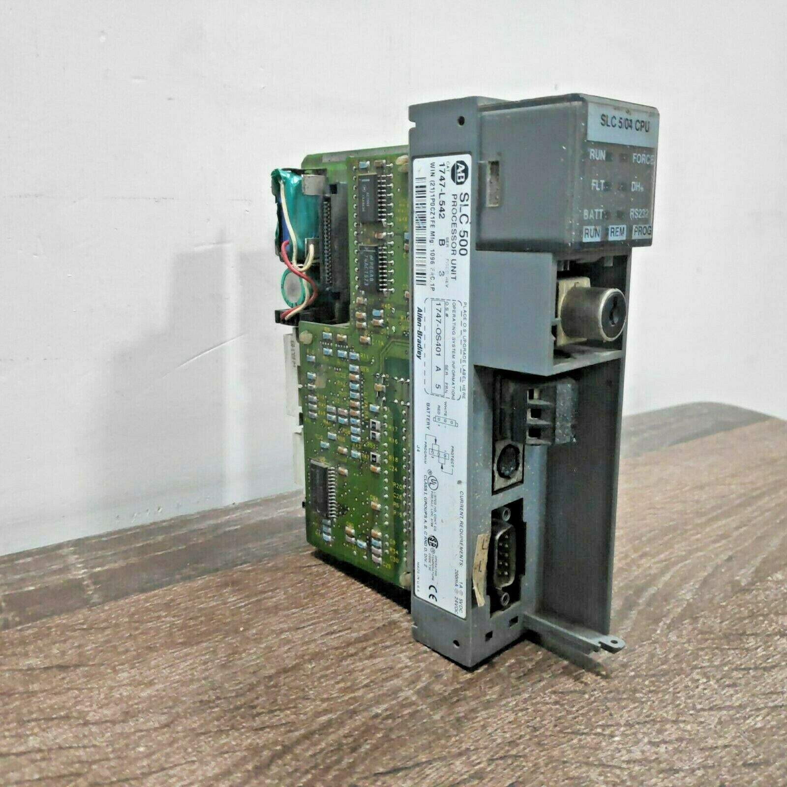 ALLEN BRADLEY 1747-L542 SER.B SLC 5/04 PLC PROCESSOR MODULE