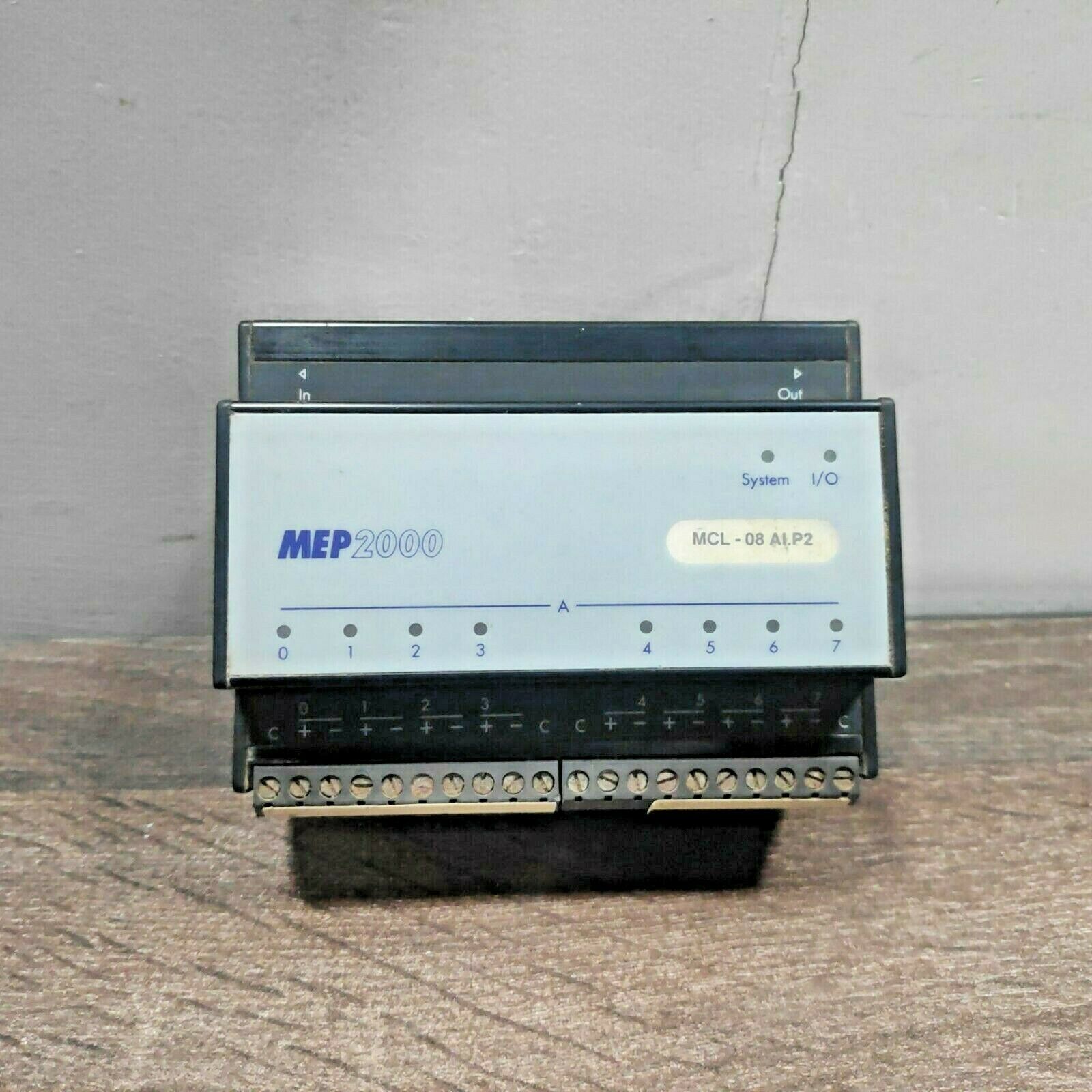 MARINE ELECTRO PROCESS MCL-08-AI.P2 MEP2000 ANALOG INPUT MODULE