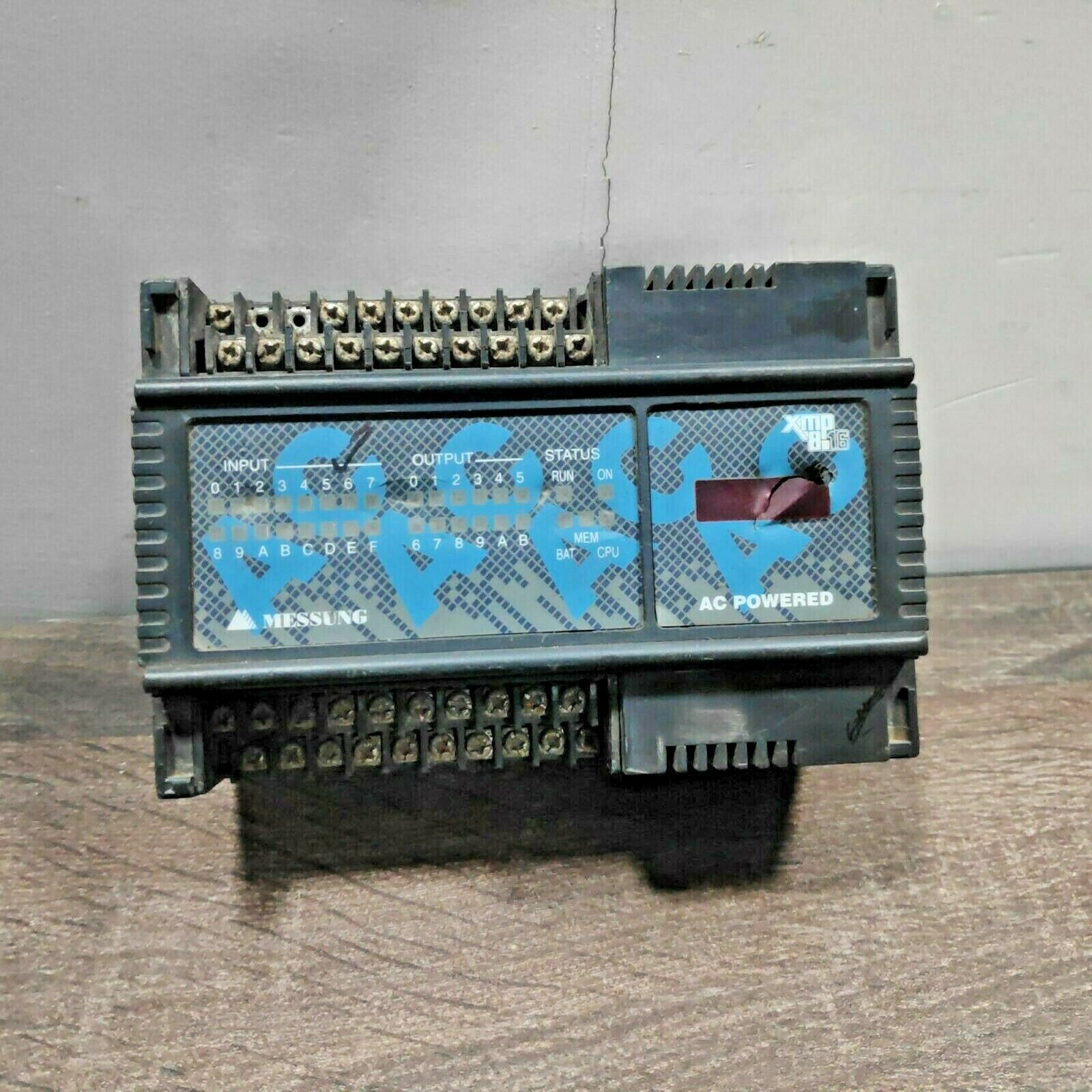 MESSUNG SYSTEMS XMP8-16 CPU MODULE 90-265VAC 25VA PLC
