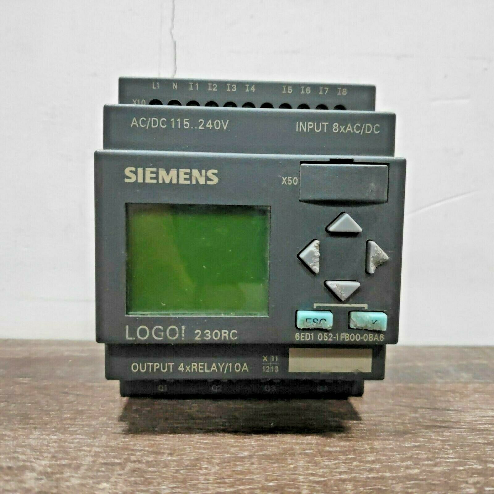 SIEMENS 6ED1052-1FB00-0BA6 LOGIC MODULE PLC