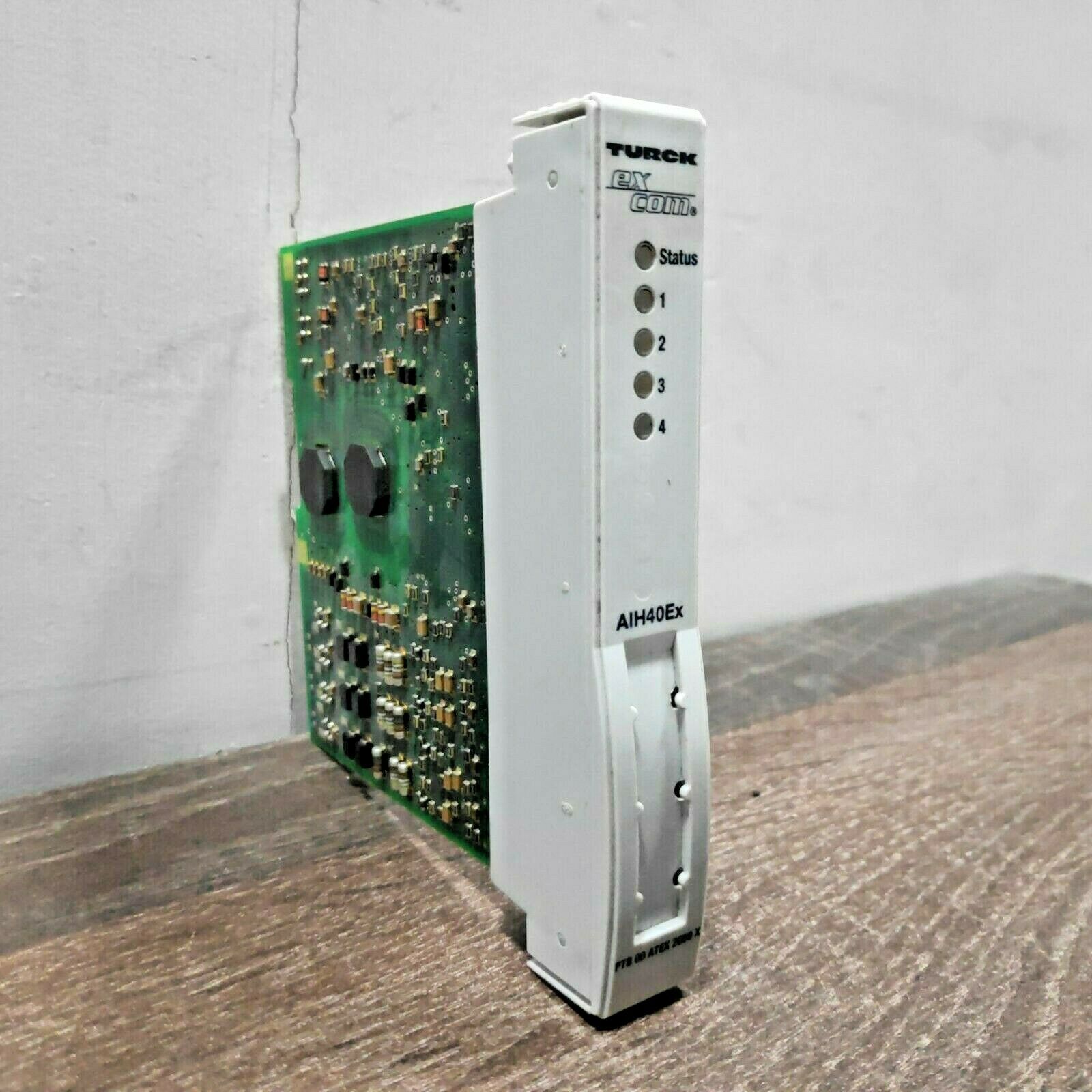 TURCK AIH40EX 6884001 ANALOG INPUT MODULE ACTIVE HART 4-CHANNEL EXCOM I/O SYSTEM