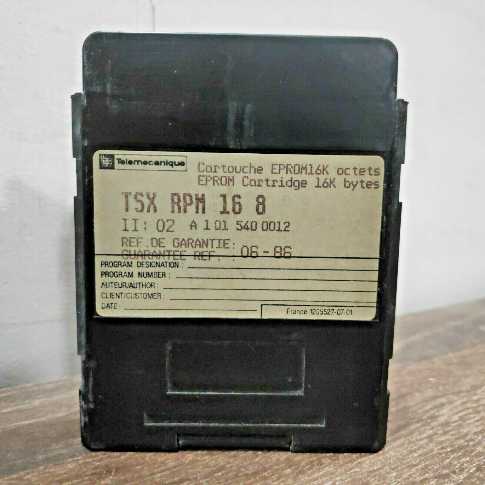 TELEMECANIQUE TSX RPM 168 MEMORY MODULE