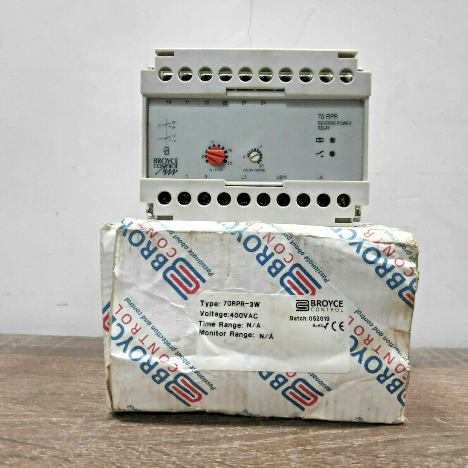 BROYCE CONTROL 70RPR REVERSE POWER RELAY