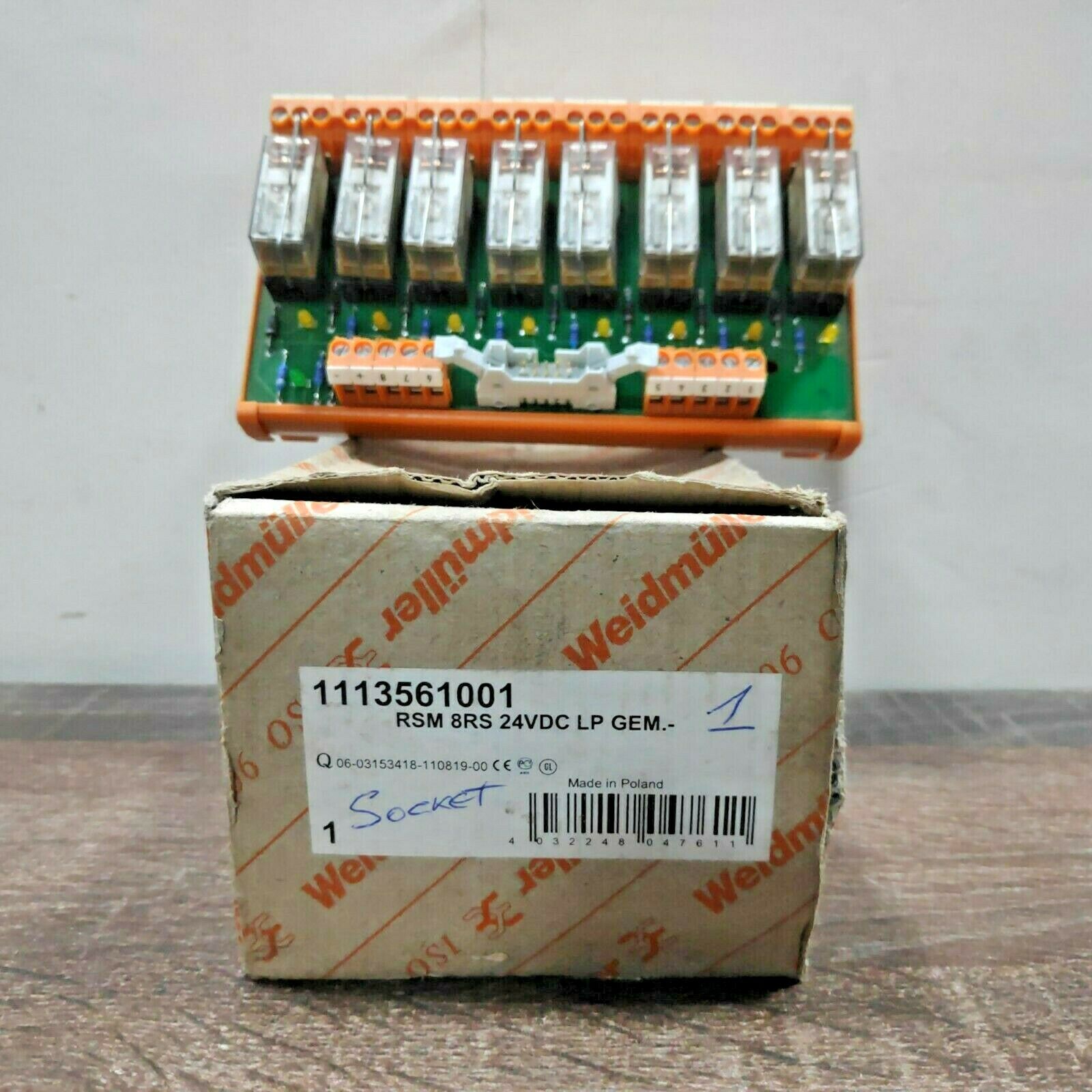 WEIDMULLER 1113561001 RSM SERIES RELAY