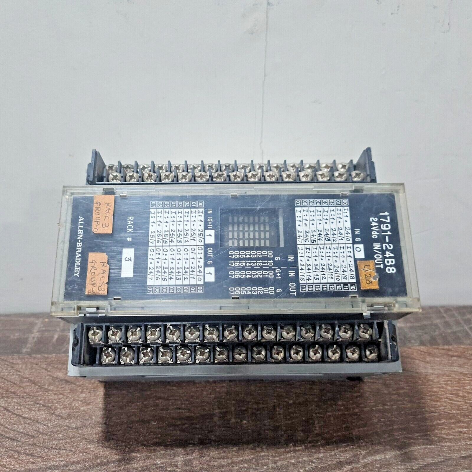 ALLEN BRADLEY 1791-24B8 SER.B MODULE BLOCK