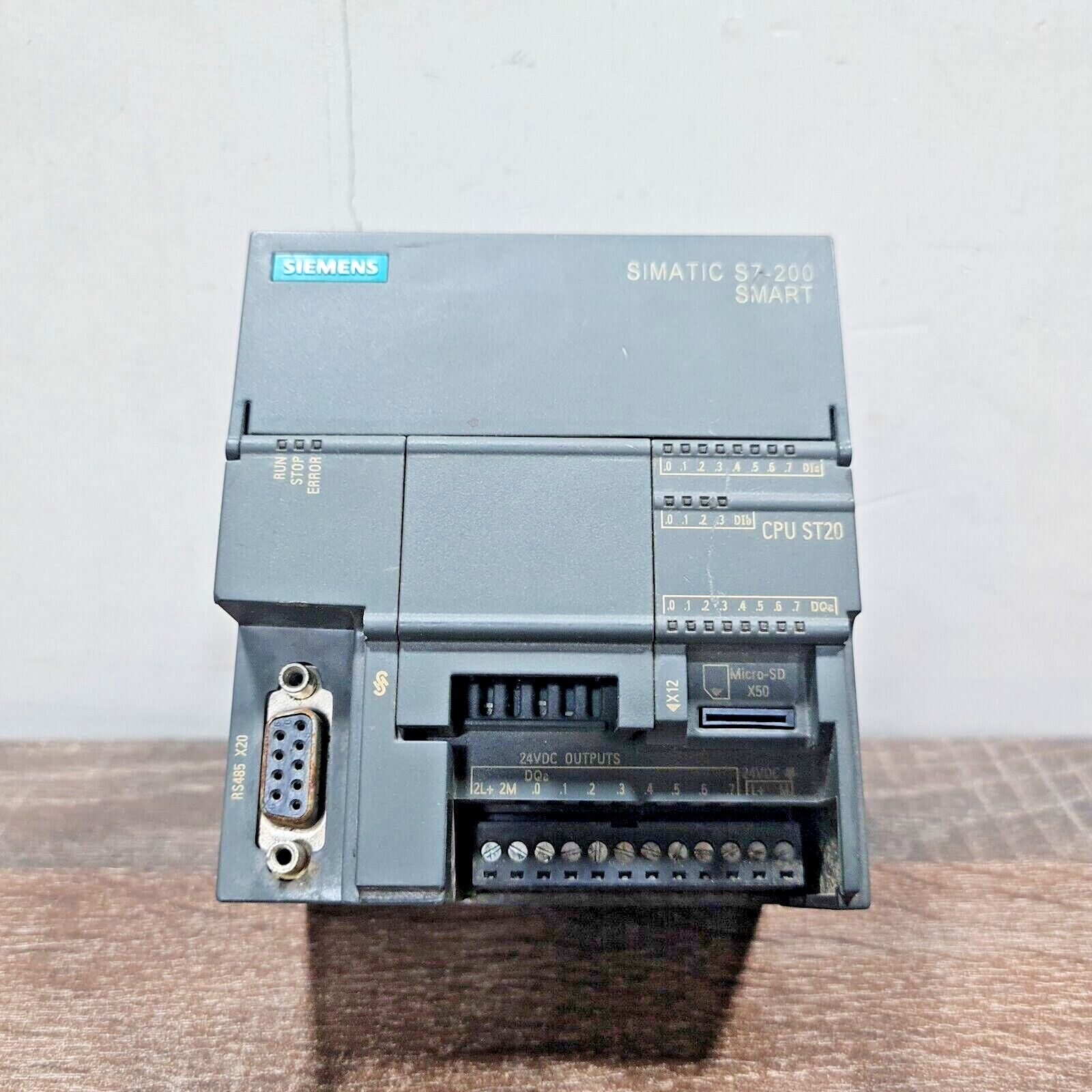 SIEMENS 6ES7288-1ST20-0AA0 SIMATIC S7-200 SMART CPU ST20 PLC CPU