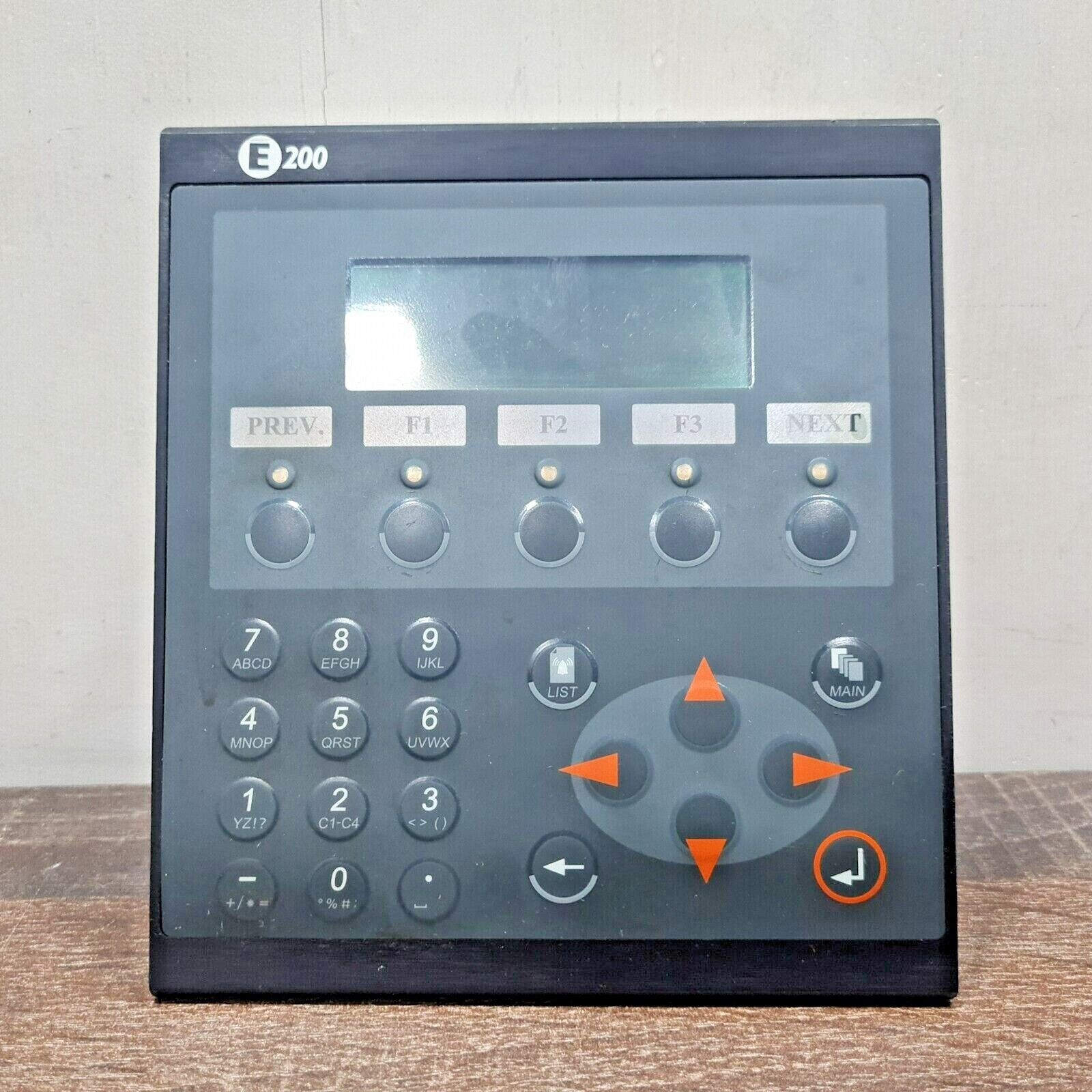 BEIJER E200 OPERATOR INTERFACE WITH KEYPAD 24VDC 150MA CLASS 2 POWER SUPPLY