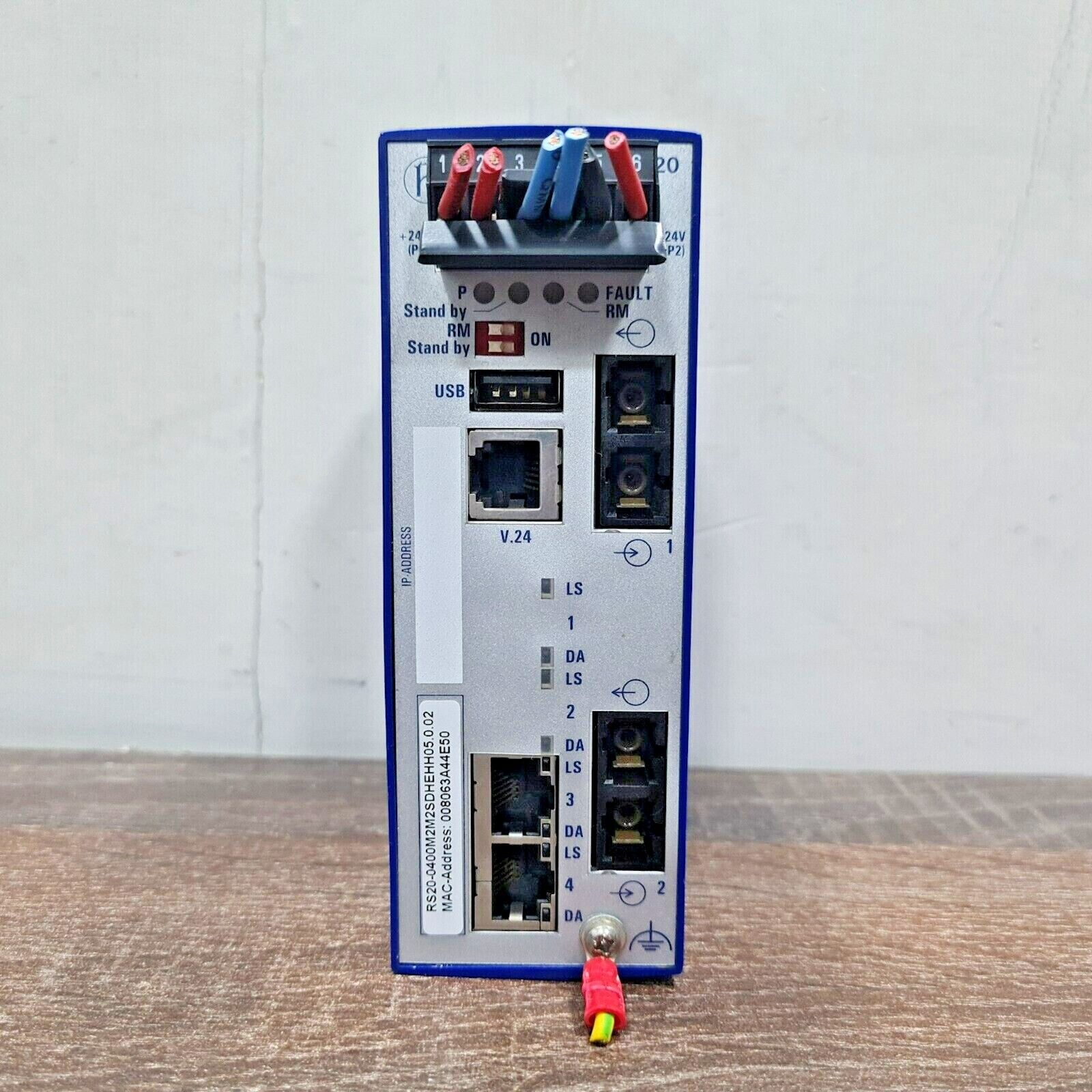 HIRSCHMANN RS20-0400M2M2SDHEHH05.0.02 RS20 RAIL SWITCH