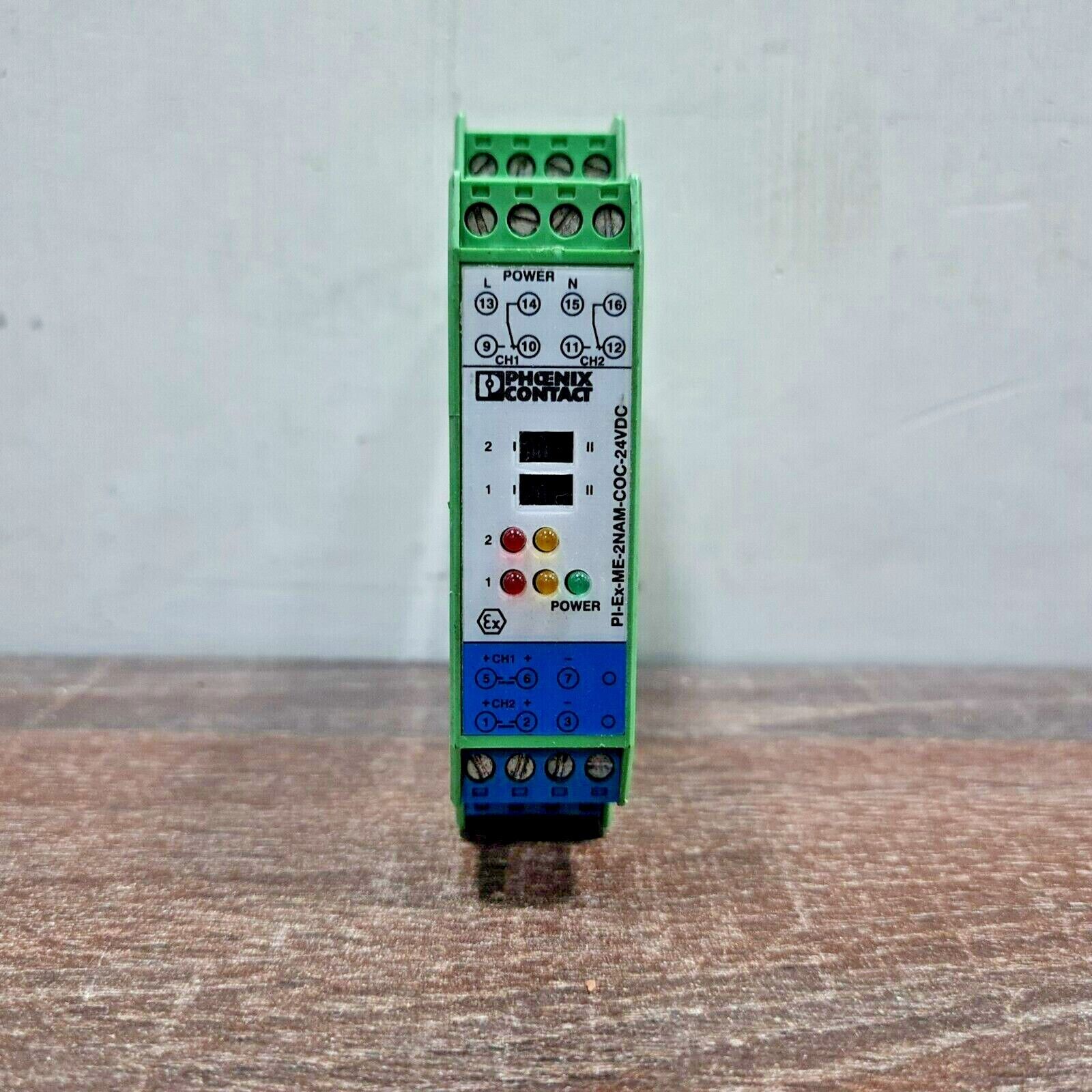 PHOENIX CONTACT PI-EX-ME-2NAM-COC-24VDC NAMUR SWITCHING AMPLIFIER
