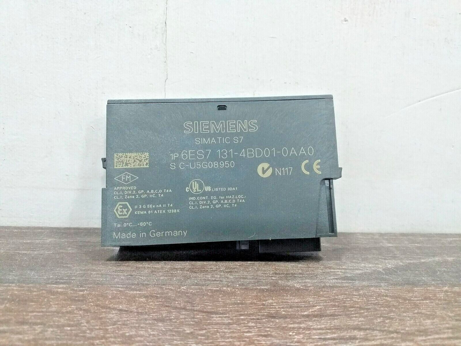 SIEMENS 6ES7131-4BD01-0AA0 DIGITAL INPUTS MODULE