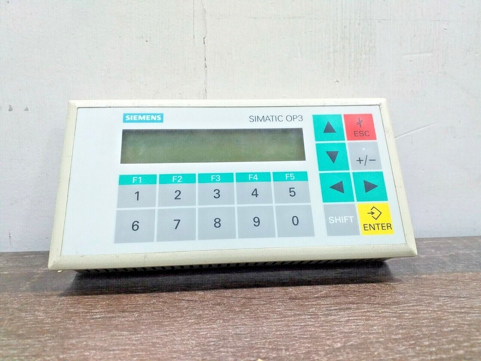 SIEMENS 6AV3503-1DB10 SIMATIC OP3 BACKLIT LCD HMI