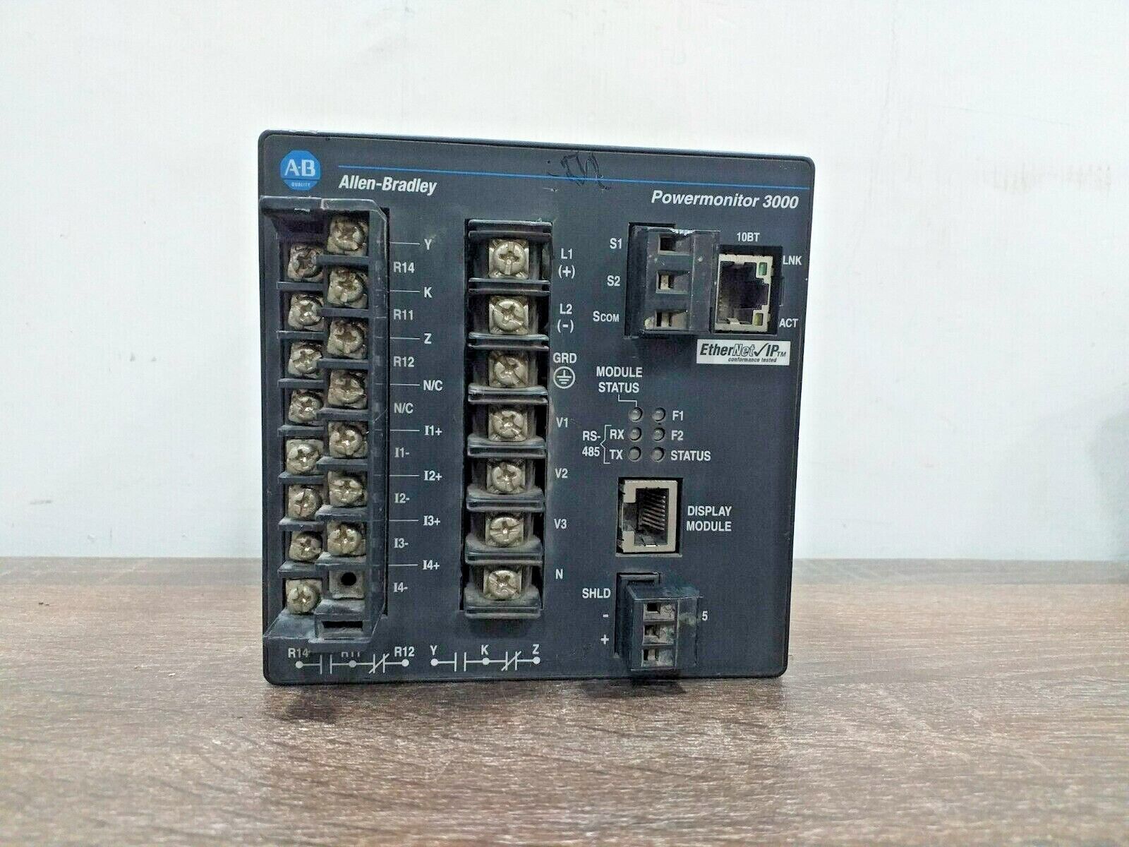 ALLEN BRADLEY 1404-M405A-ENT SER.B MASTER MODULE FOR POWER MONITOR