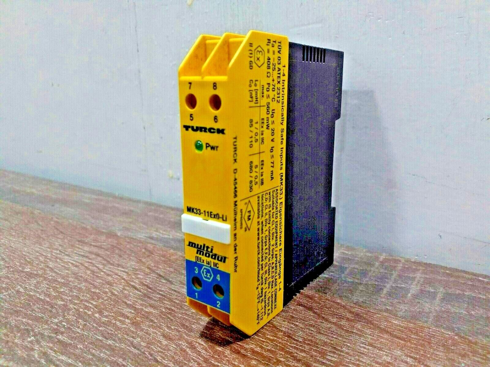 TURCK MK33-11EX0-LI/24VDC LOOP ISOLATOR