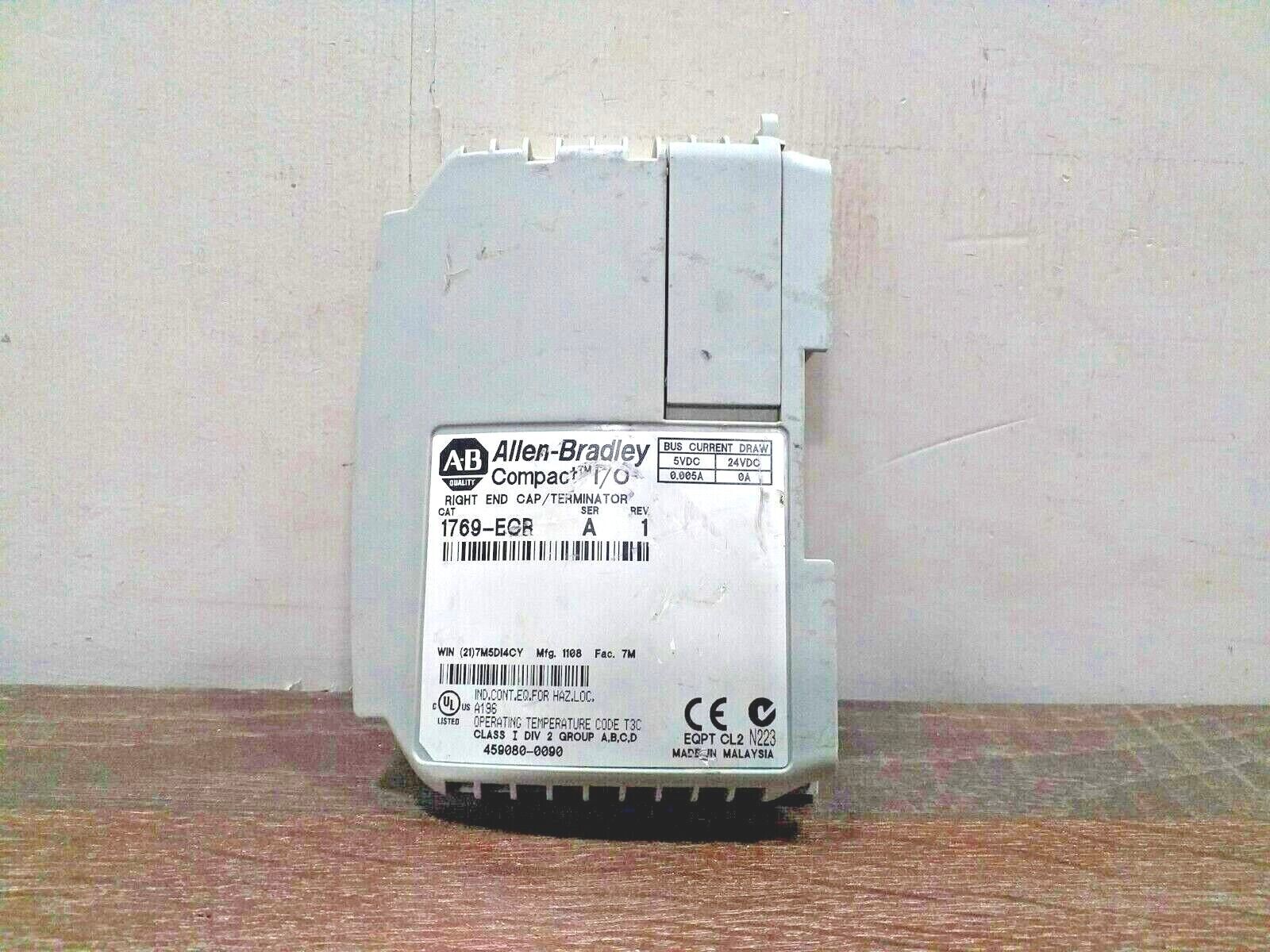 ALLEN BRADLEY 1769-ECR SER.A COMPACTLOGIX END CAP