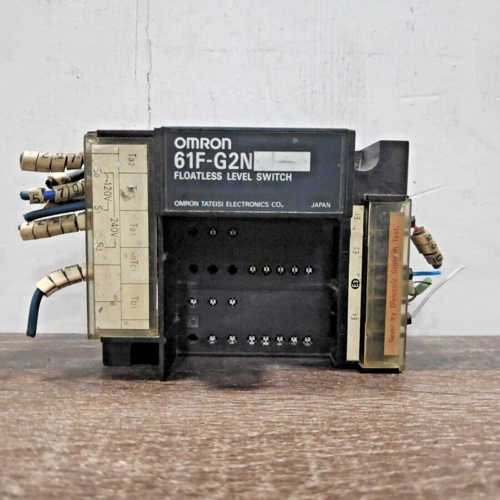 OMRON 61F-G2ND AC120/240 Floatless Level Switch Automatic water supply and drainage Low-sensitivity
