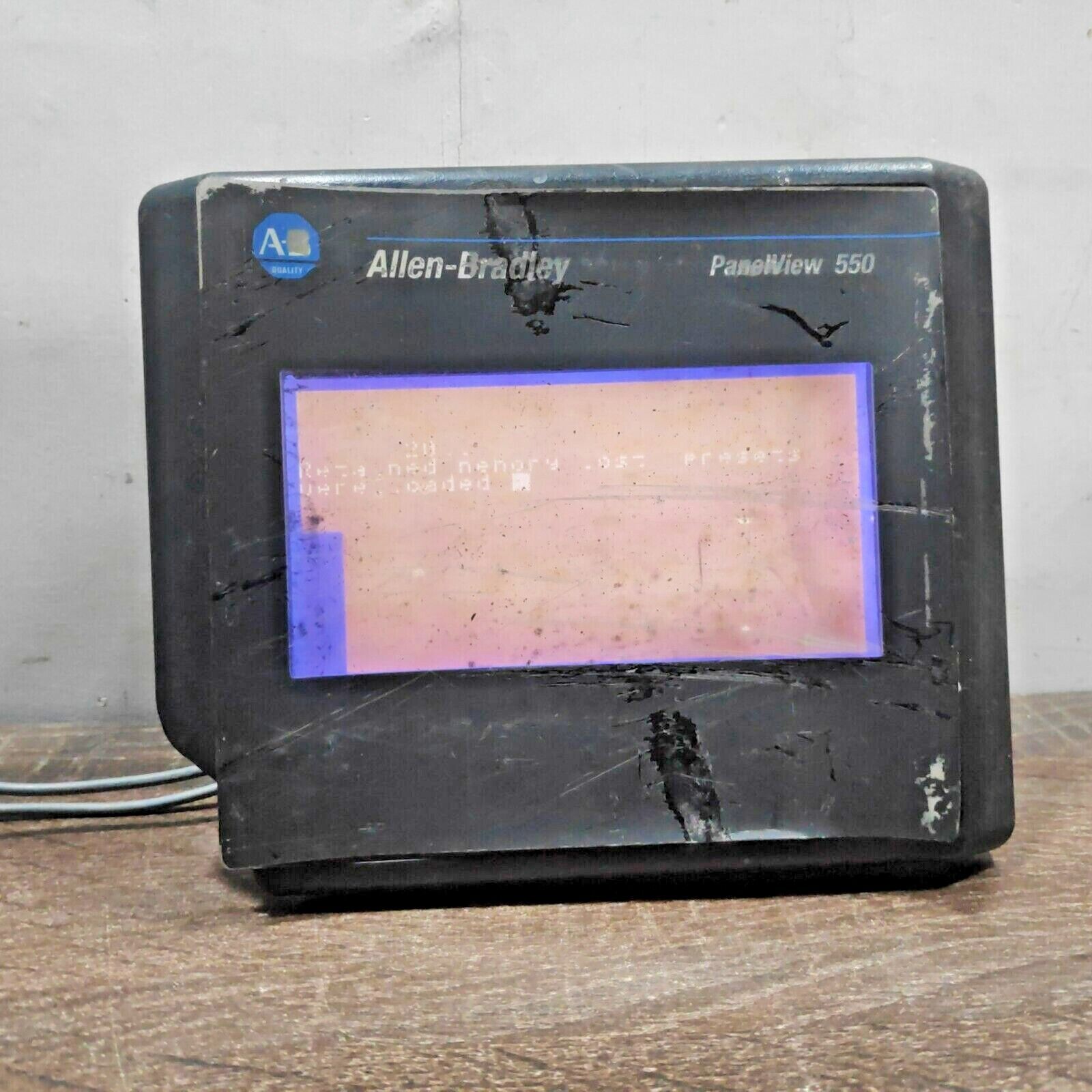 ALLEN BRADLEY 2711-T5A16L1 SER.B PANELVIEW 550