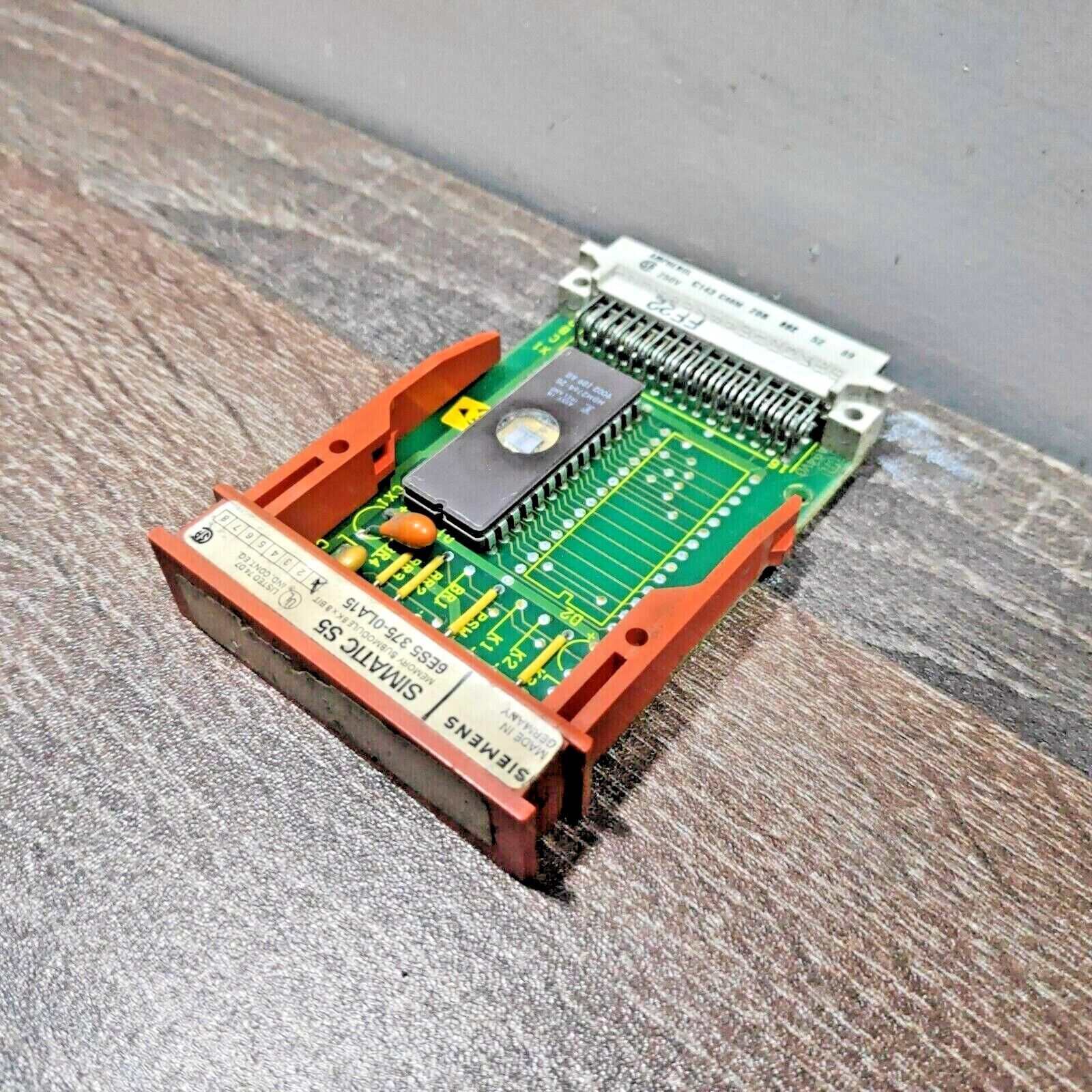 SIEMENS 6ES5375-0LA15 SIMATIC S5 8KBYTE PLC MEMORY SUBMODULE EPROM MS375