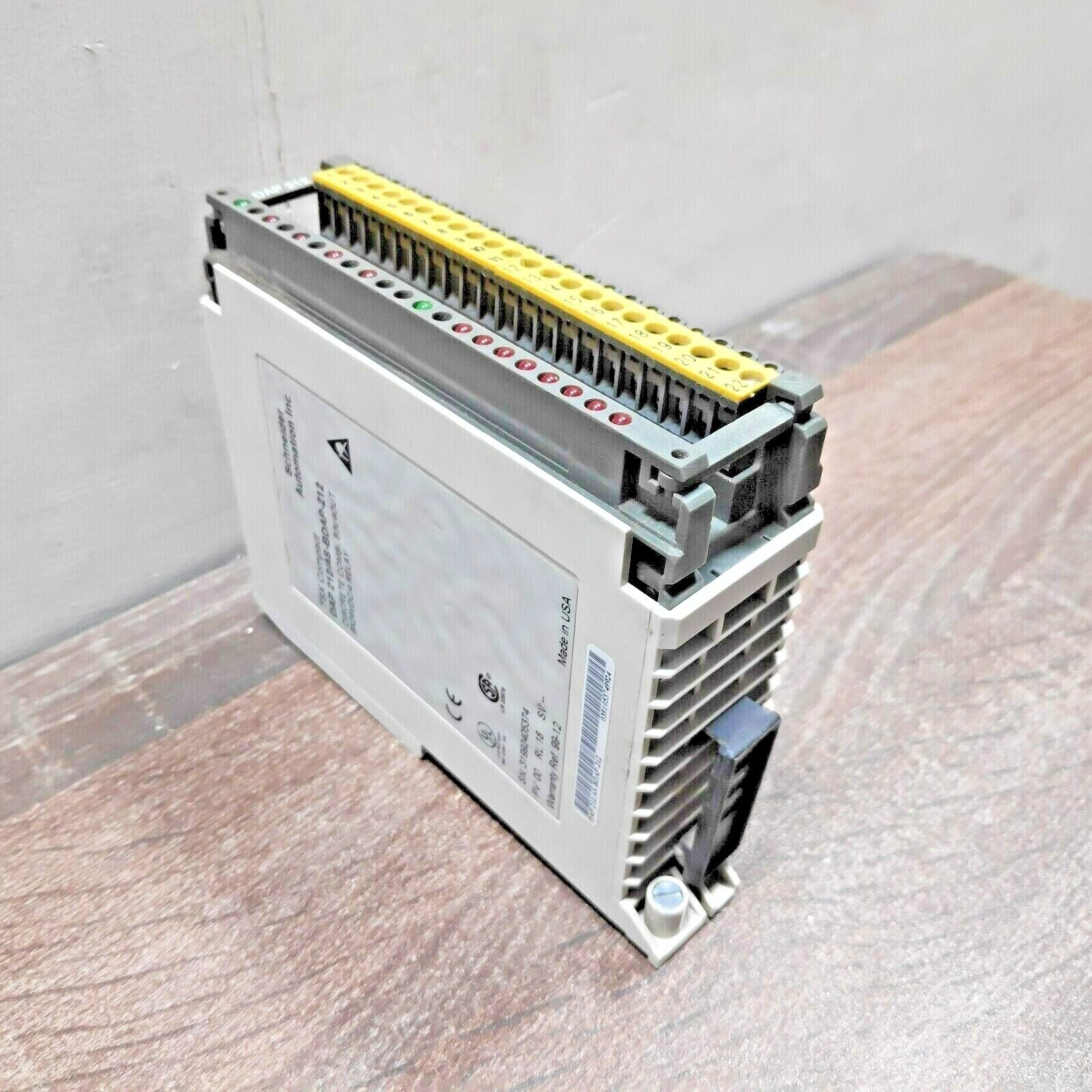 SCHNEIDER ELECTRIC AS-BDAP-212 INPUT MODULE CONNECTORS 984ASBDAP212 2AMP 4 POINT 8-24VDC RELAY 120 TERMINAL STRIP PART NO-99FB-01