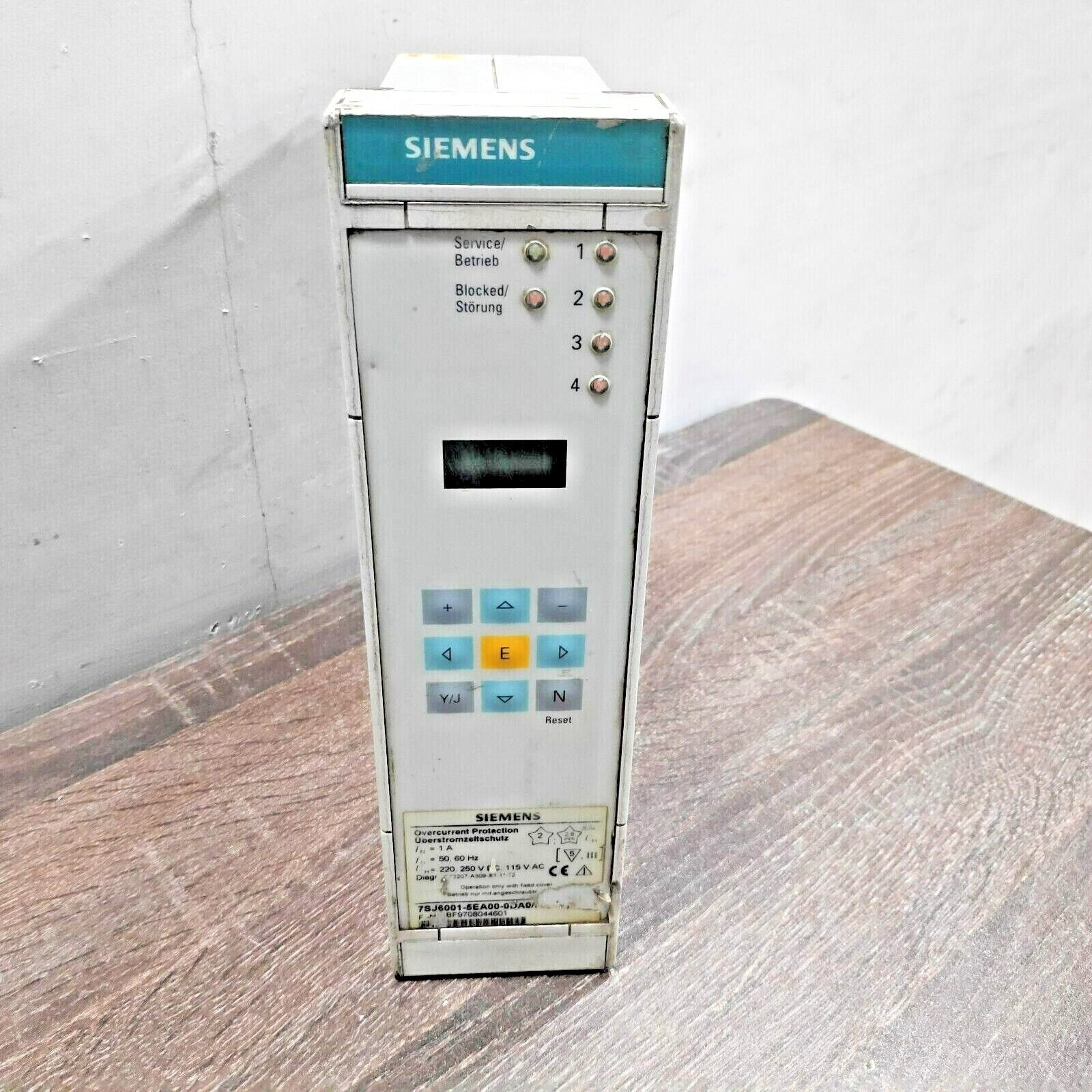 Siemens 7SJ6-001-5EA00-0DA0 - Overcurrent Protection