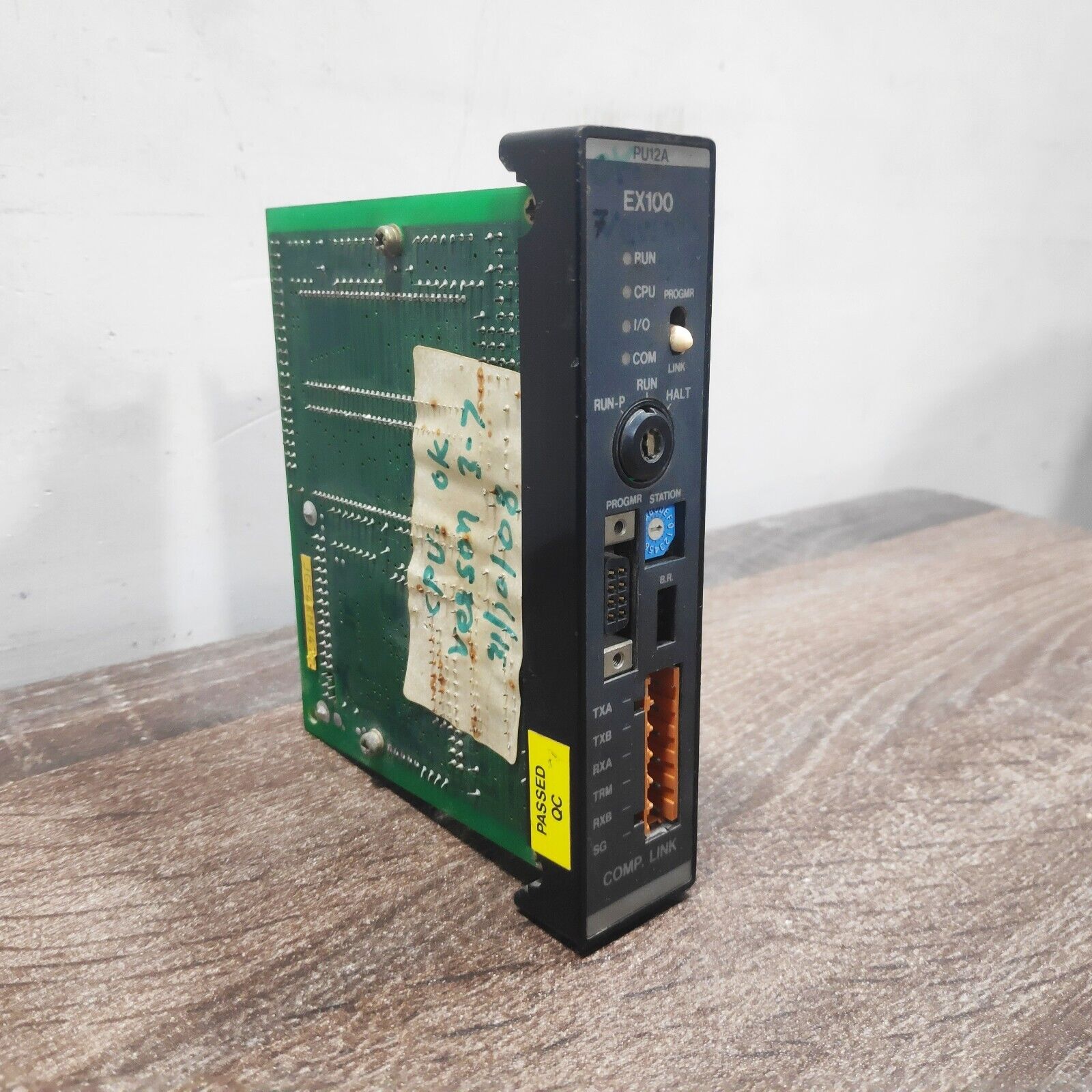 TOSHIBA EX10-MPU12A PROGAMMABLE LOGIC CONTROLLER CPU MODULE ENHANCED RS485 W/REAL TIME CLOCK