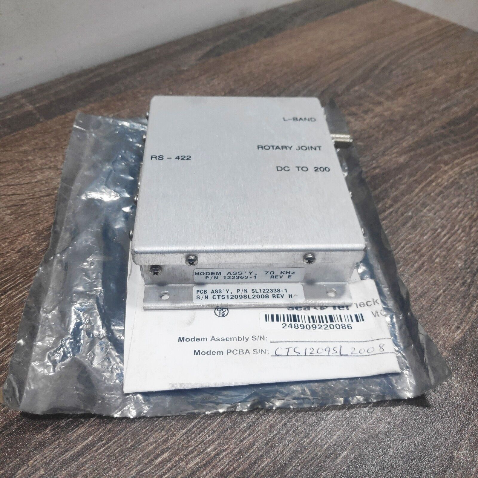 SEATEL COBHAM CTS1209SL2008 248909220086 SL122338-1 122363-1