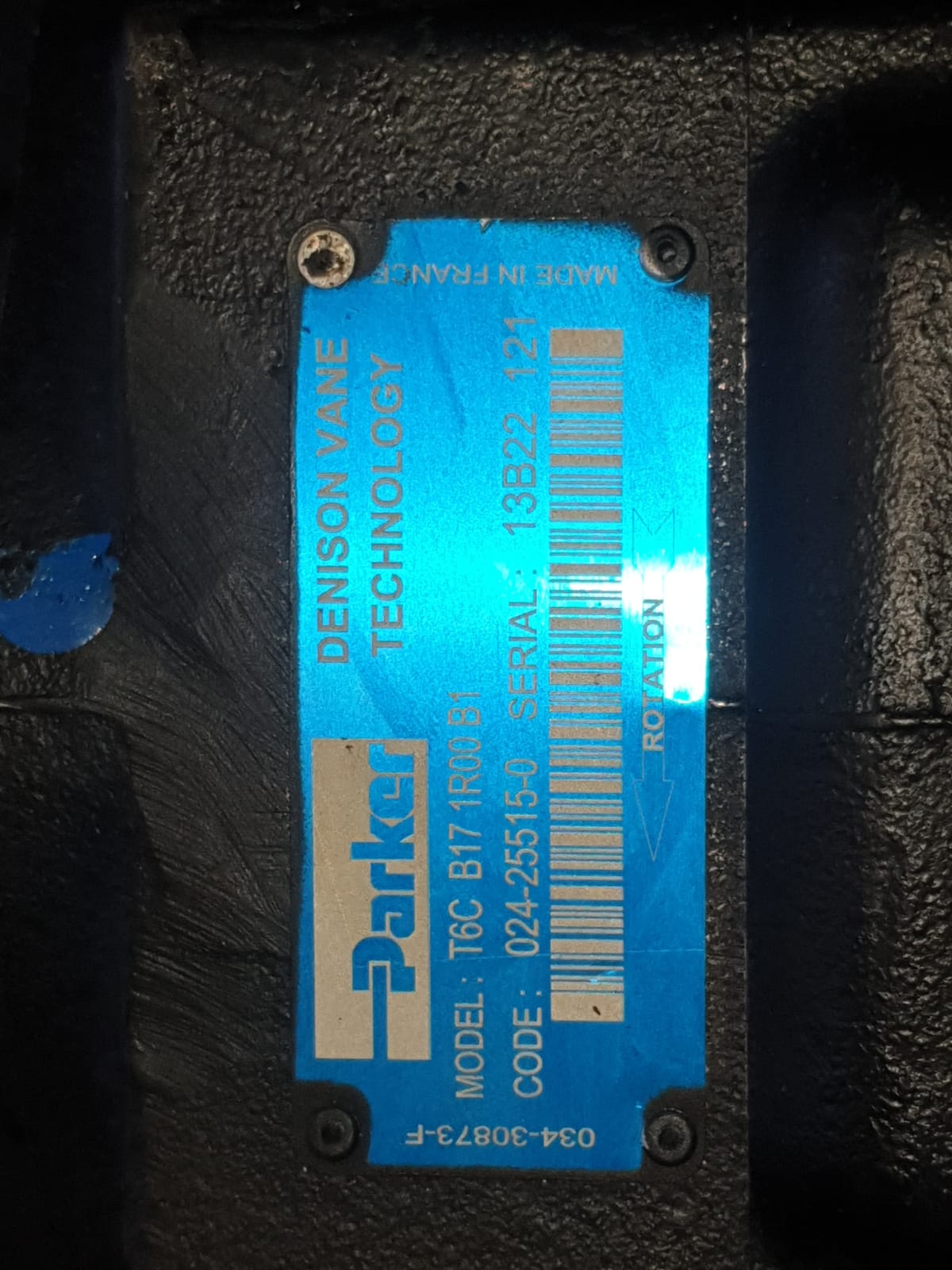 Parker T6CB171R00B1 Industrial Vane Pumps 
