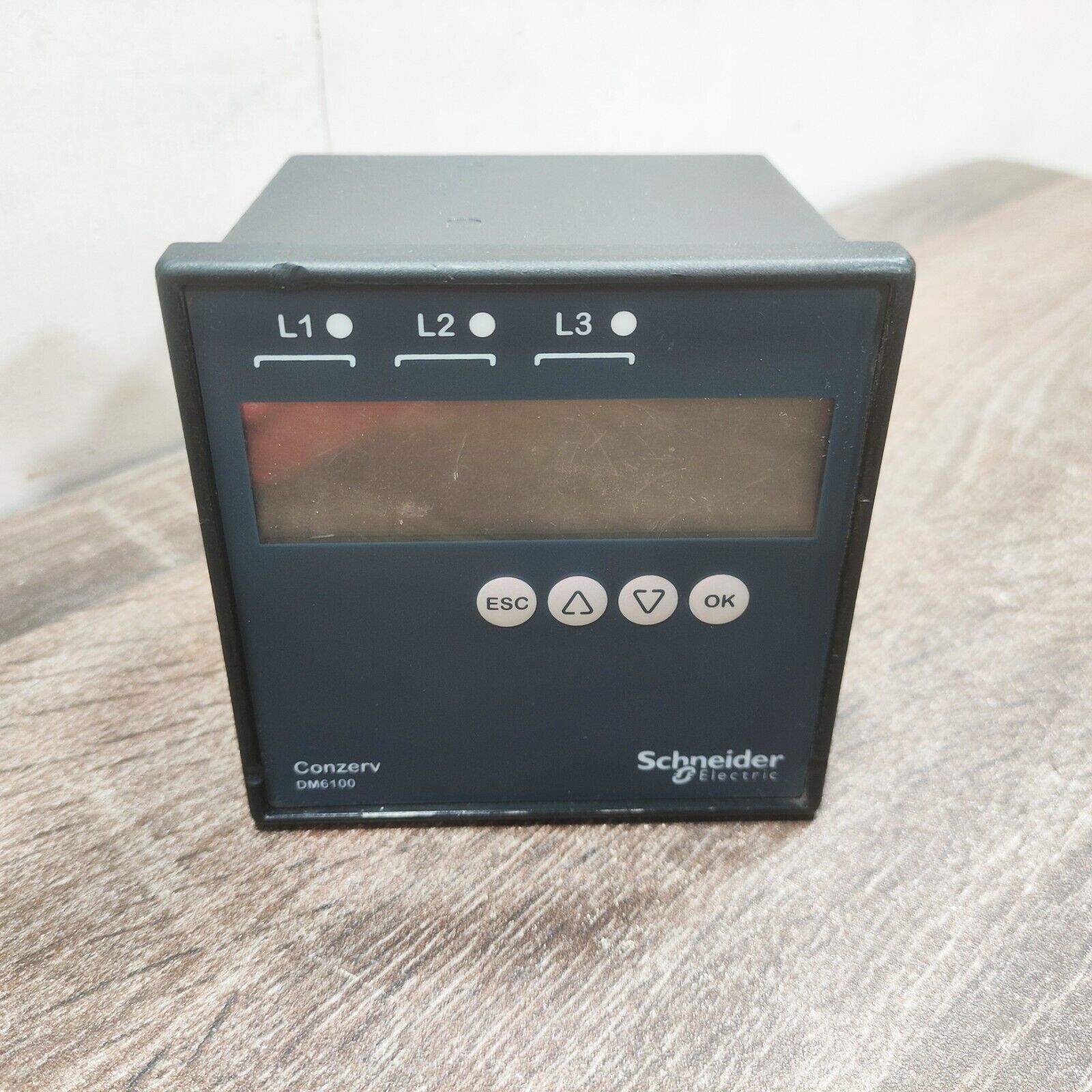 SCHNEIDER ELECTRIC CONZERV DM6100 DIGITAL PANEL METER
