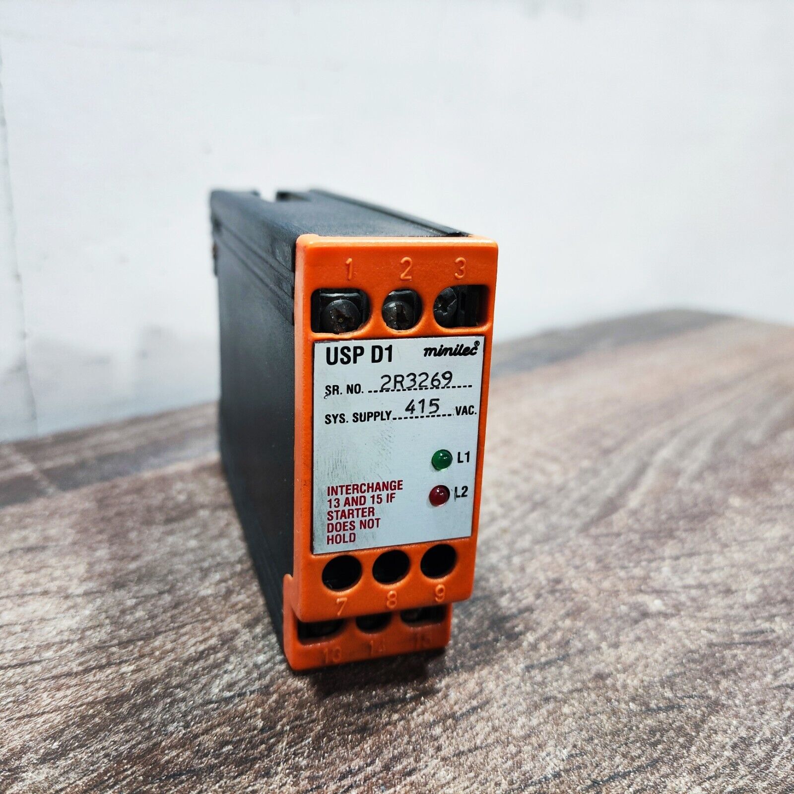 MINILEC USP-D1 PHASE FAILURE RELAY