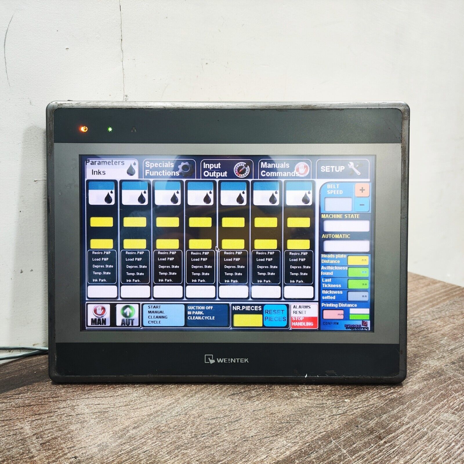 WEINTEK MT8100I V2WK 10 INCH OPERATOR INTERFACE