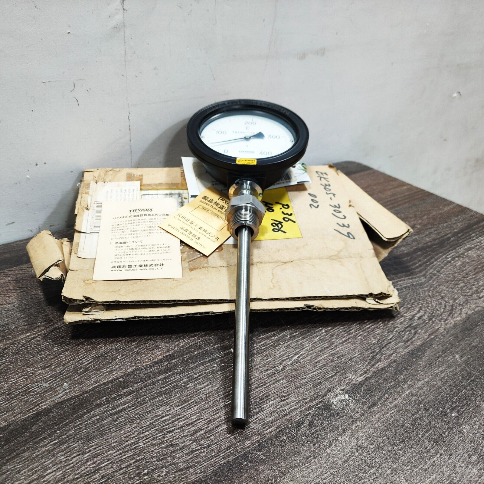THYODA C4 (92B1062) DIAL THERMOMETER 0-400ºC