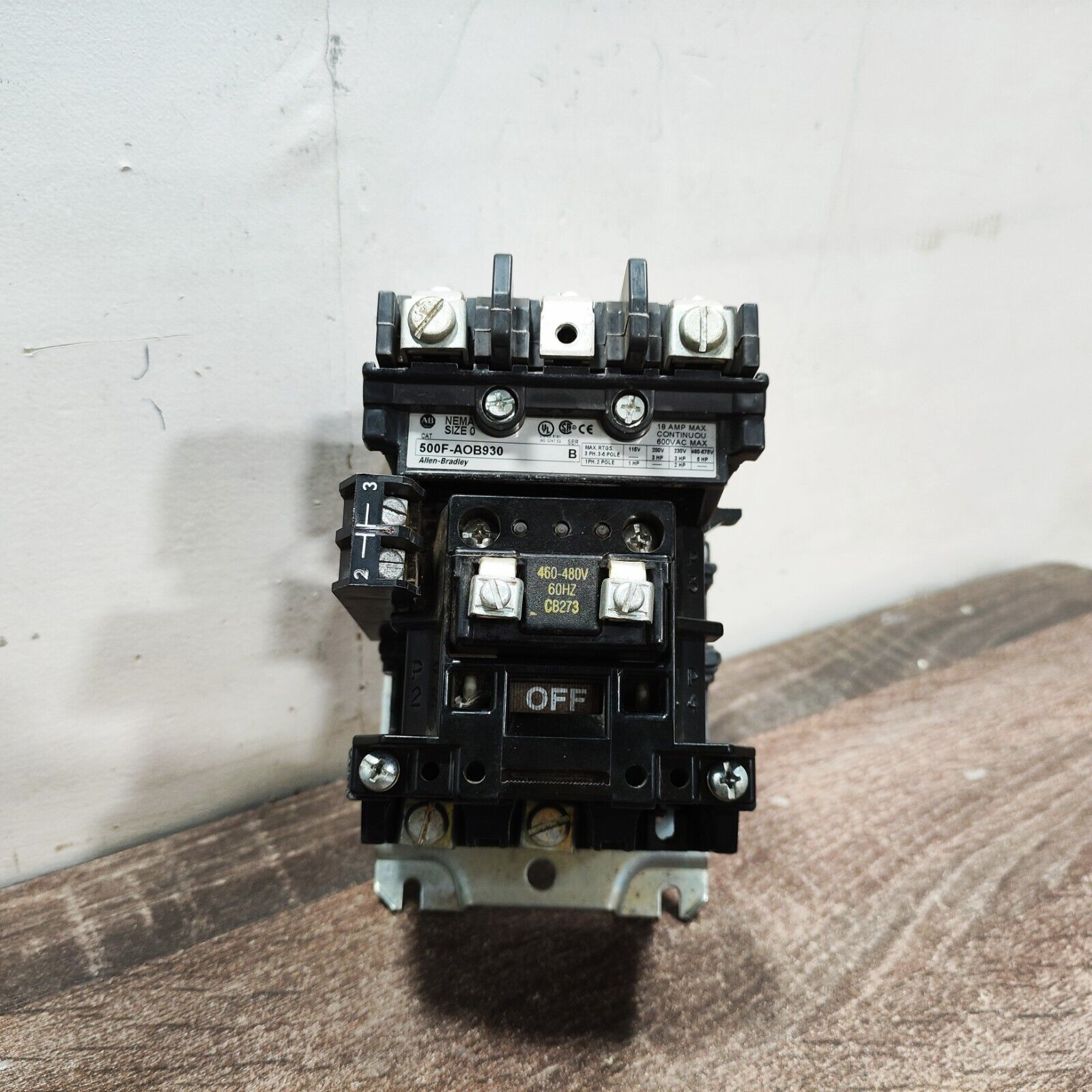ALLEN BRADLEY 500F-AOB930 SER.B