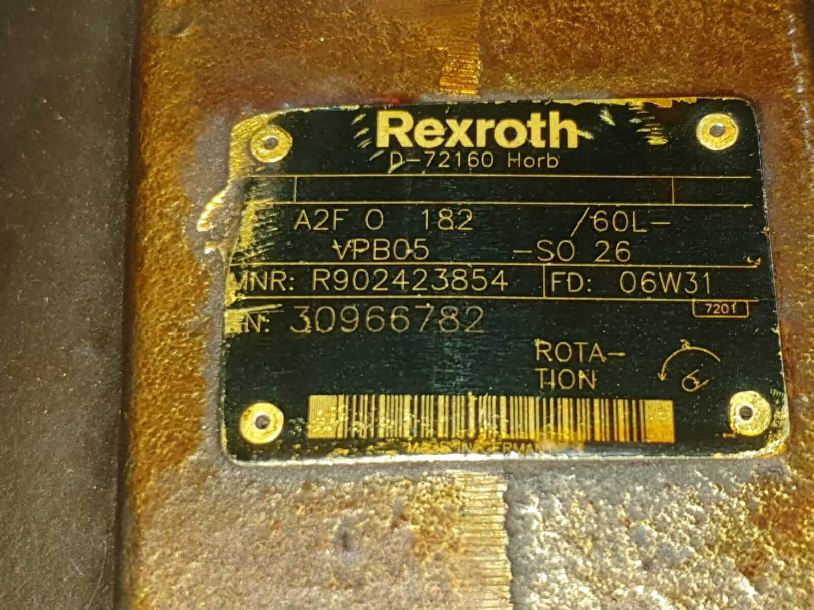 REXROTH A2FO AXIAL-PISTON PUMP - A2FO182/60L-VPB05 - SO26