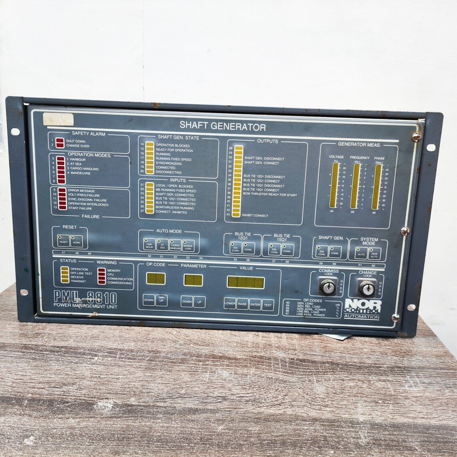 NOR CONTROL AUTOMATION PMU 8810 POWER MANAGEMENT UNIT