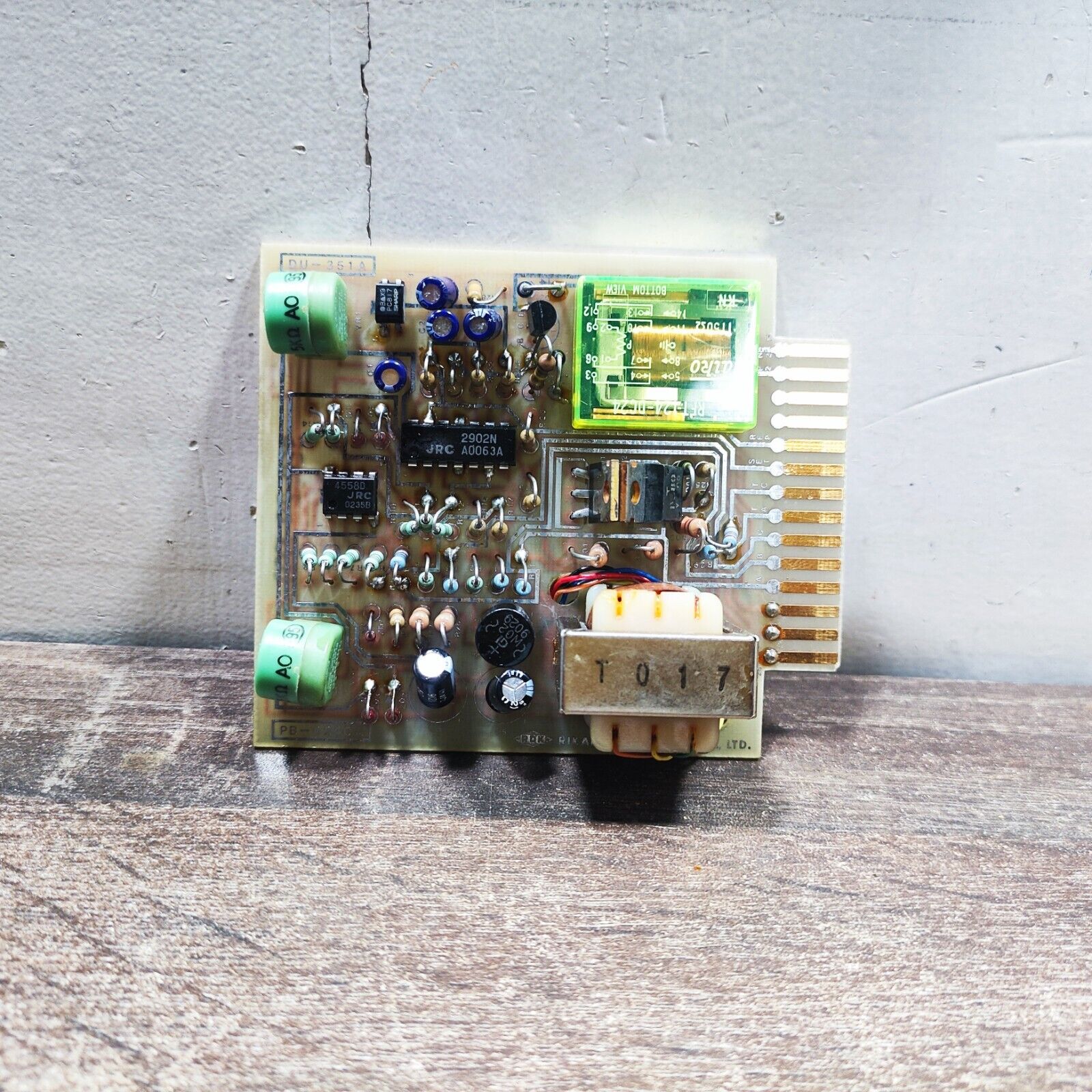 RIKADENKI KOGYO DU-351A PB-0240A PCB