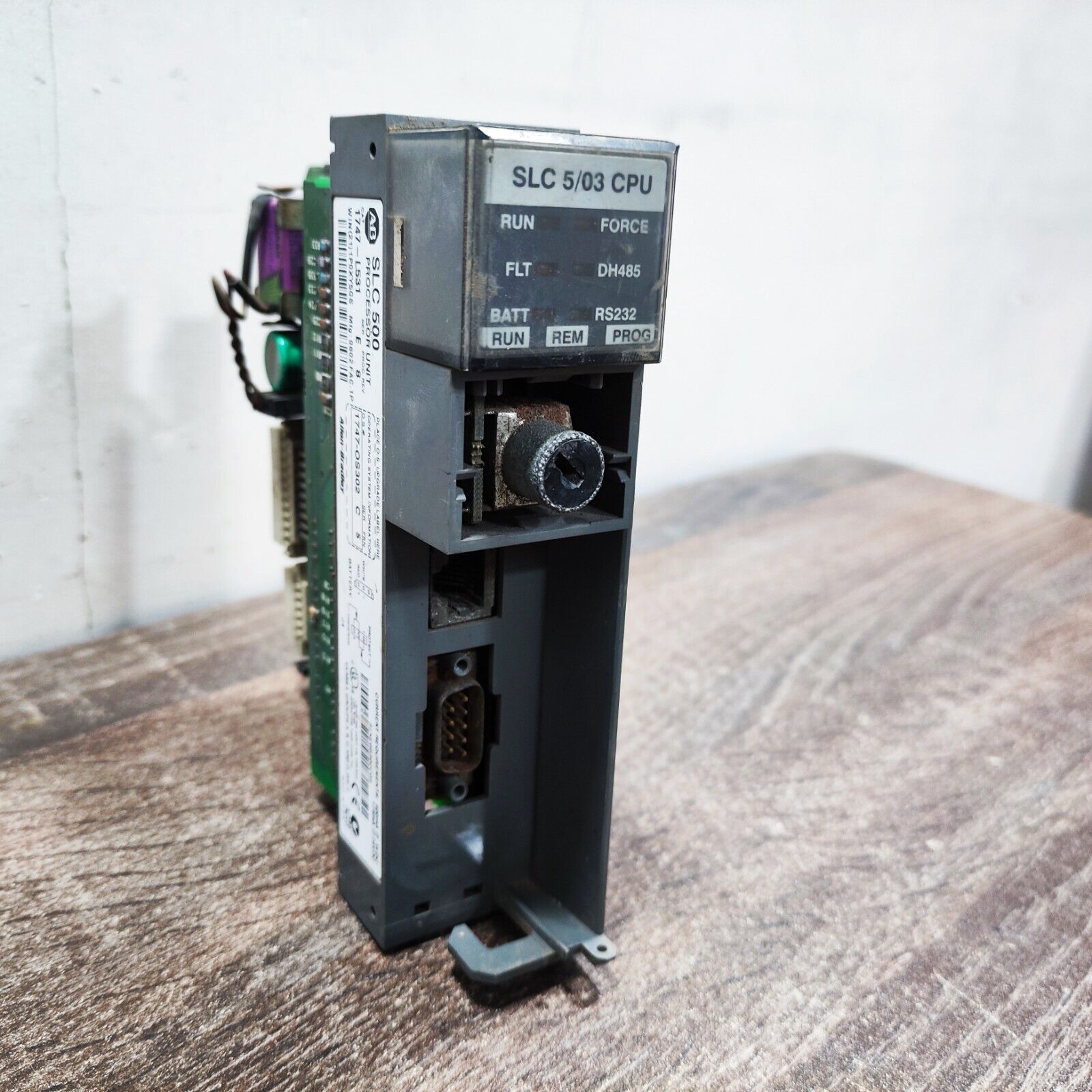 ALLEN BRADLEY 1747-L531 SER.E SLC 5/03 PLC PROCESSOR